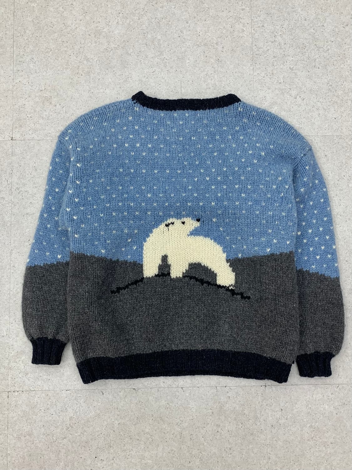 American vintage 80’s 핸드 니트 상품이미지4