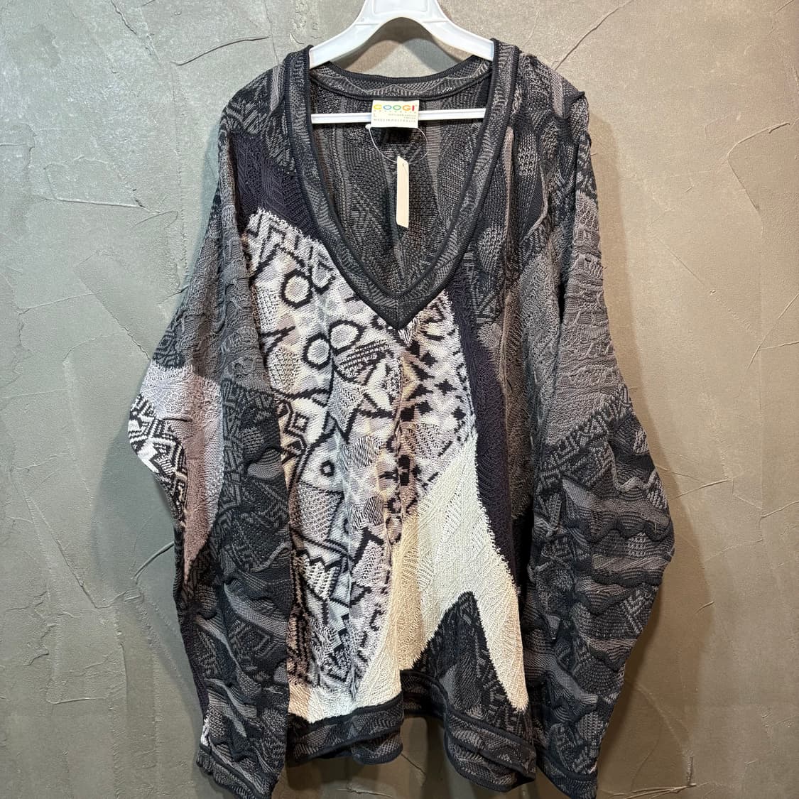 [L] COOGI 쿠지 빈티지 케이블 니트 상품이미지1