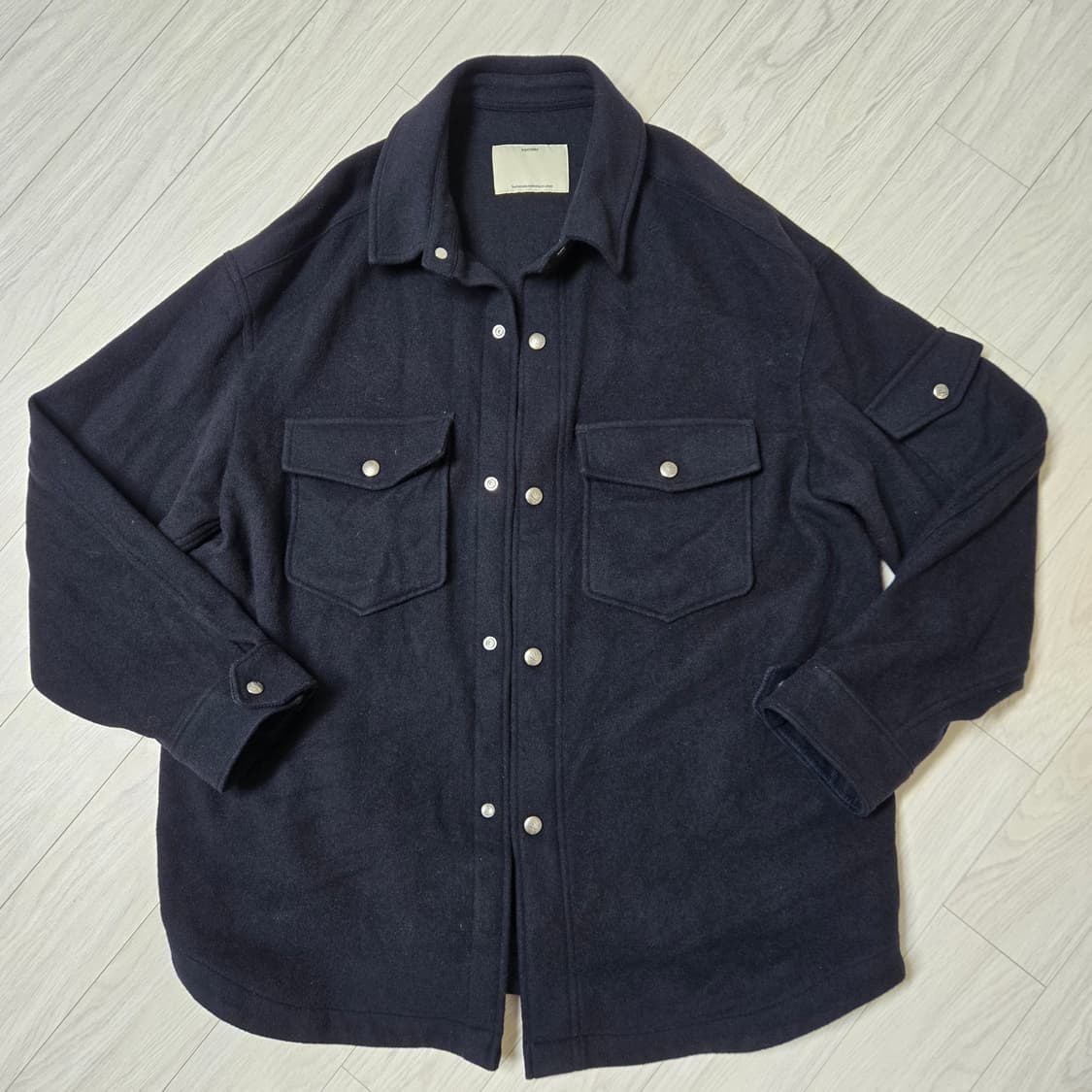 Pottery 포터리 캐시미어 포켓셔츠 상품이미지2