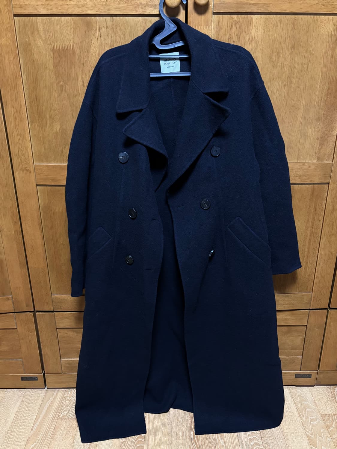 스튜디오톰보이 롱코트 (착샷 상품이미지2