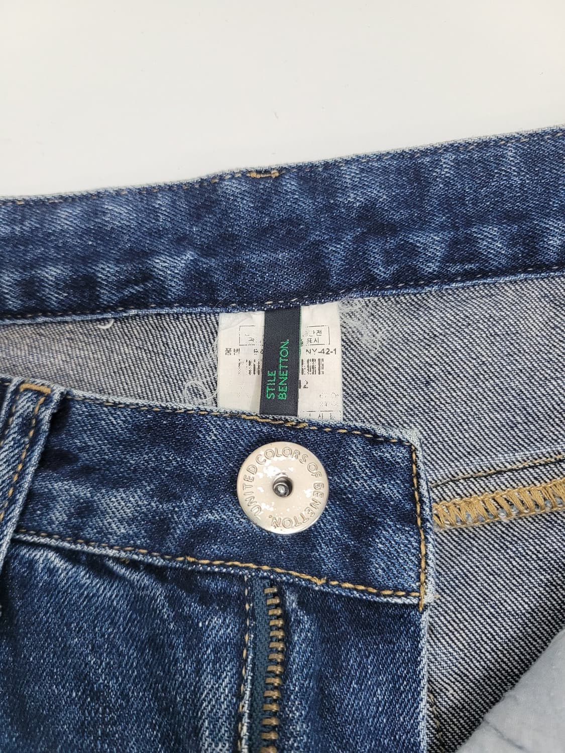 BENETTON 베네통 핀턱 배기 데님 청바지 / 여 67-94 
 상품이미지7