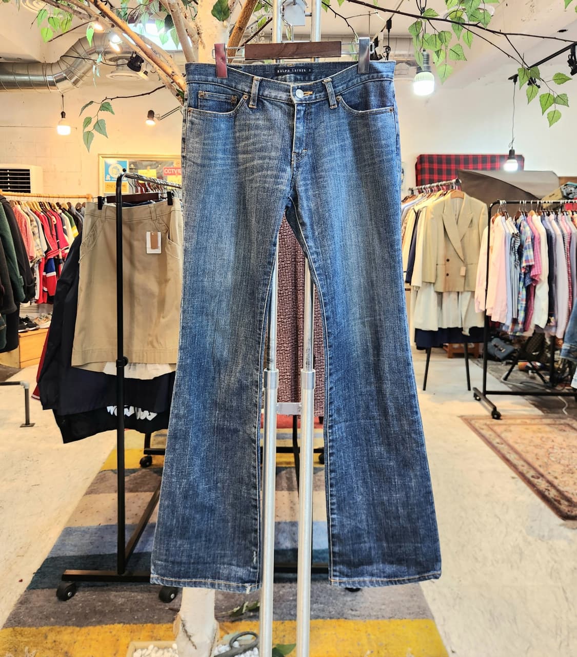 랄프 로렌 제펜 메이드 부츠컷 데님 팬츠 상품이미지4