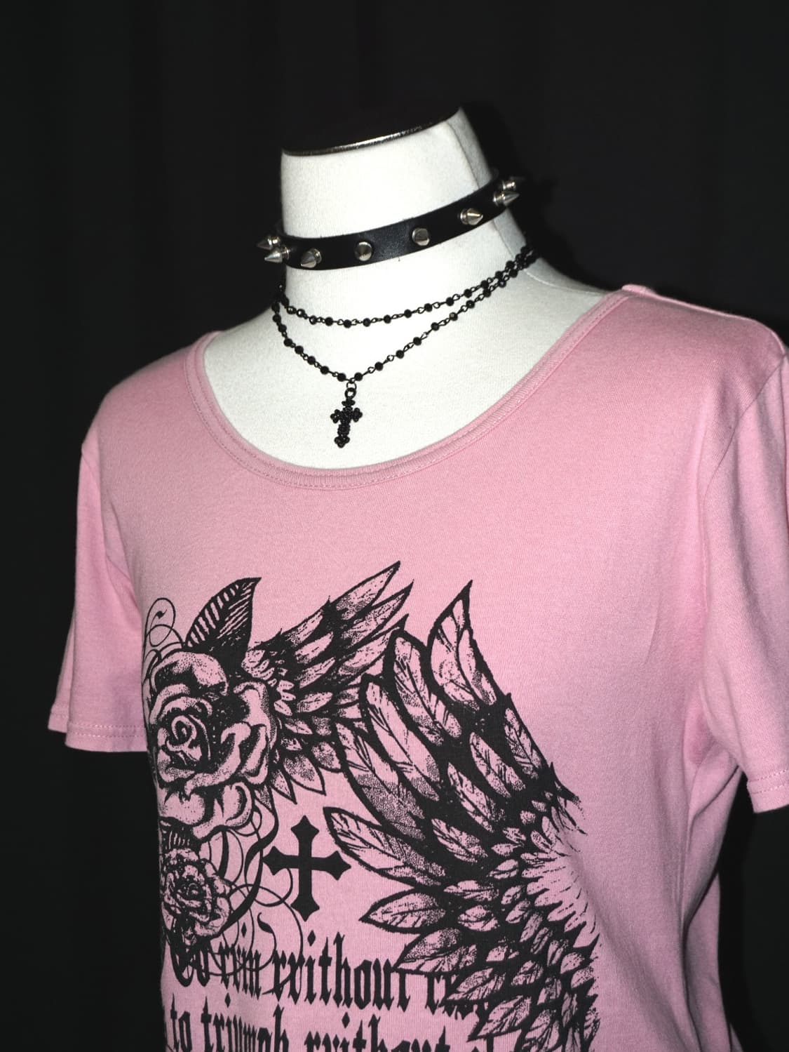 gothic lettering graphic t  상품이미지3