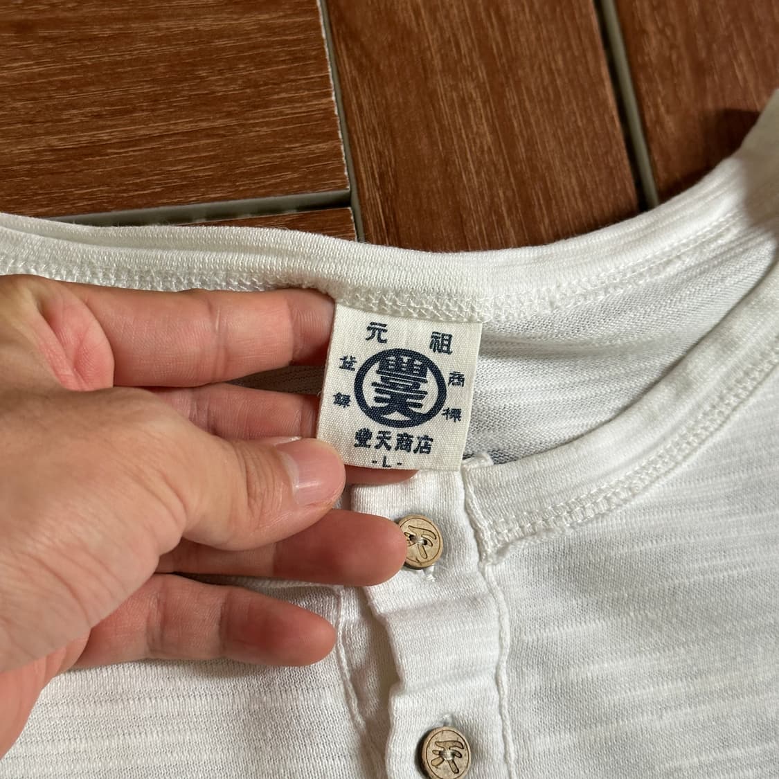 Vintage henley neck longsleeves 상품이미지7