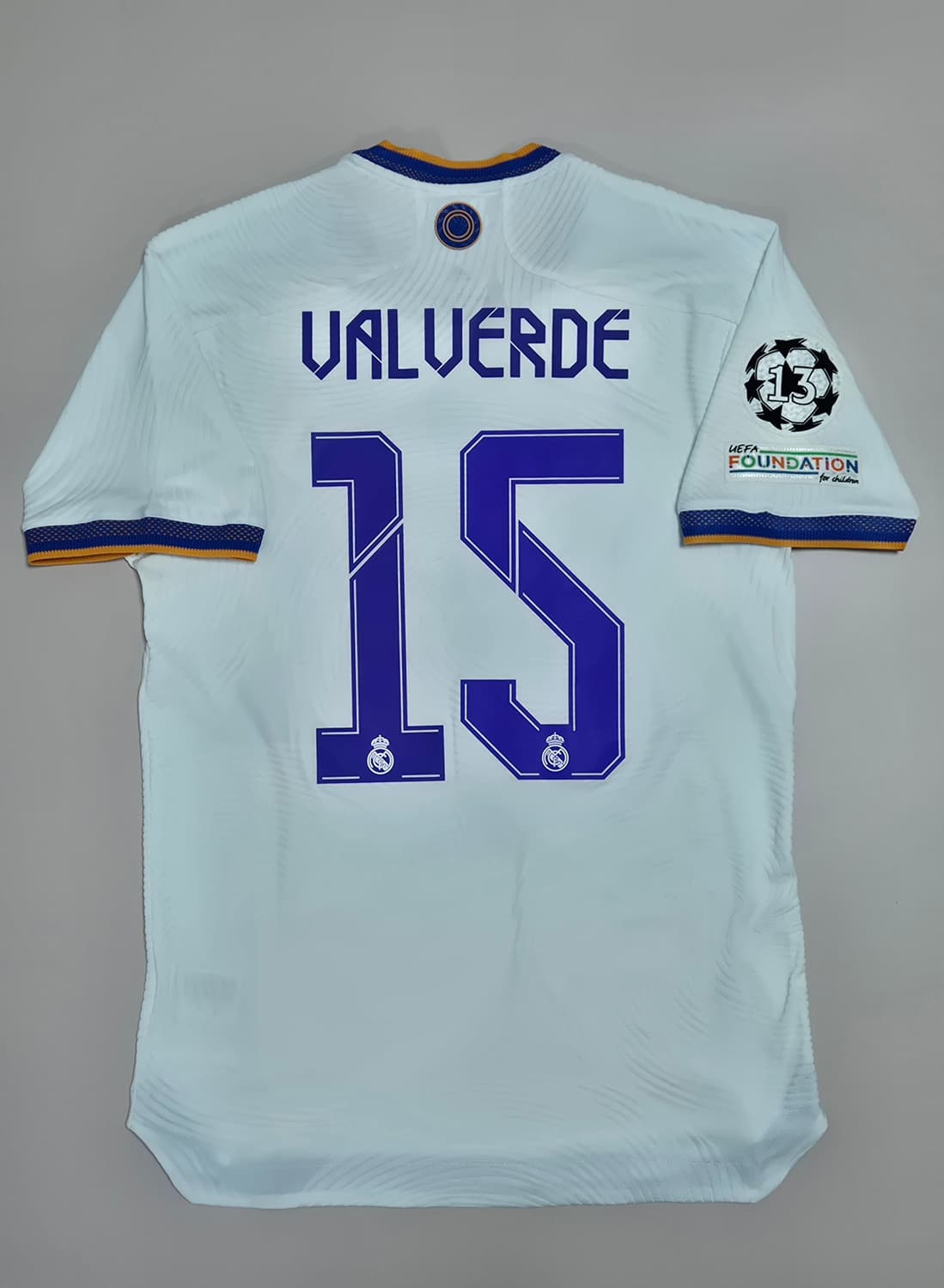 21-22 레알마드리드 홈 발베르데 유니폼 L사이즈 챔스파이널버전  상품이미지1