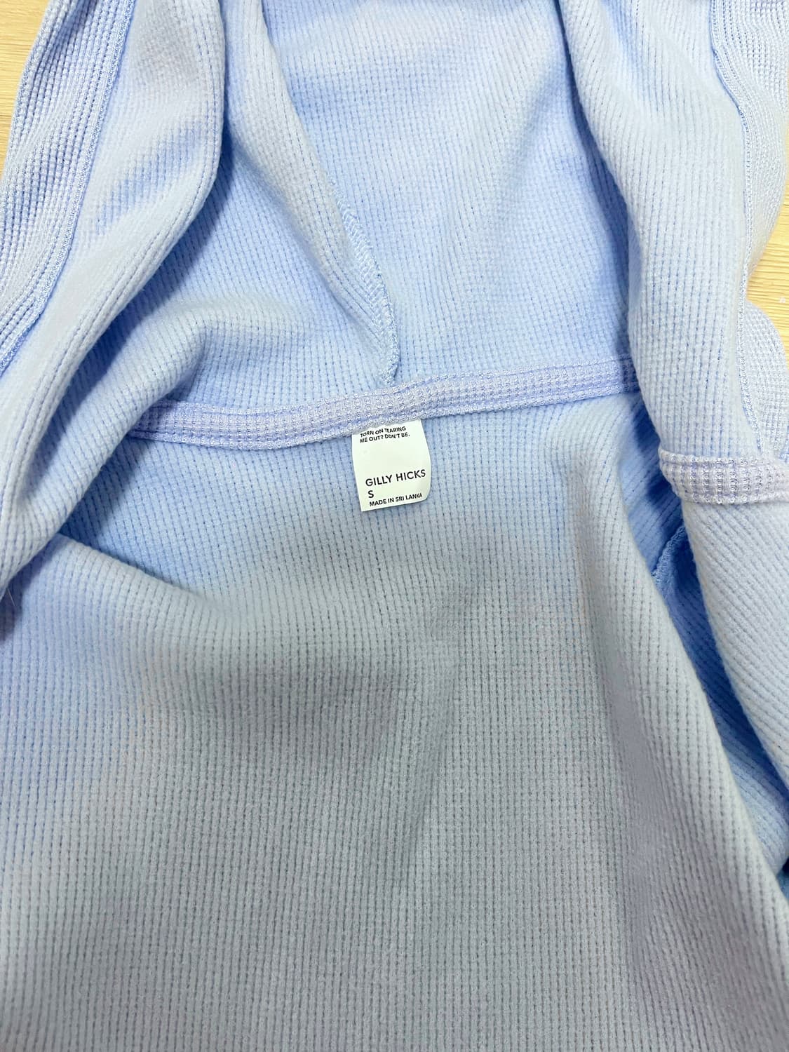 홀리스터 와플 워머 슬리브 후드집업 상품이미지3