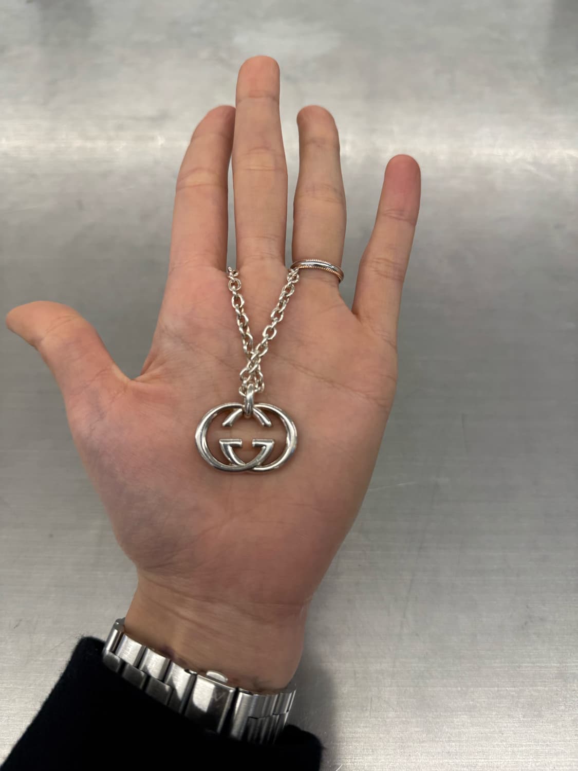 구찌 인터로킹 목걸이 상품이미지3