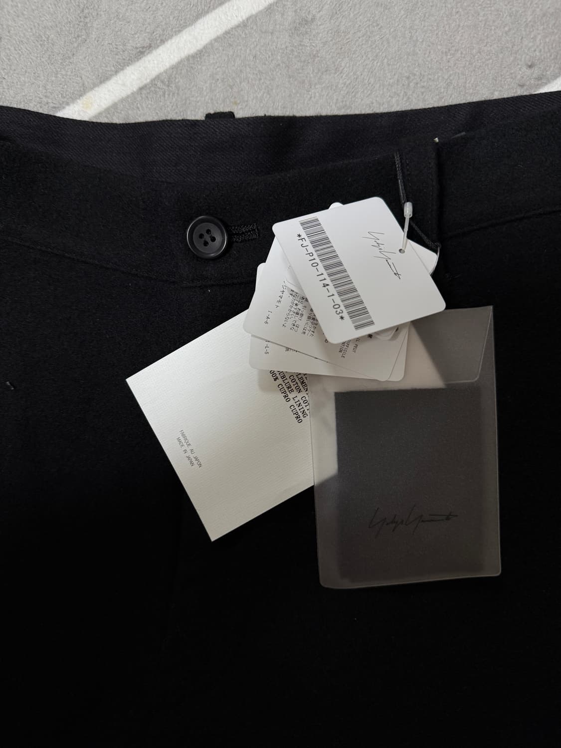 요지야마모토 부츠컷 울 팬츠 3사이즈 상품이미지5