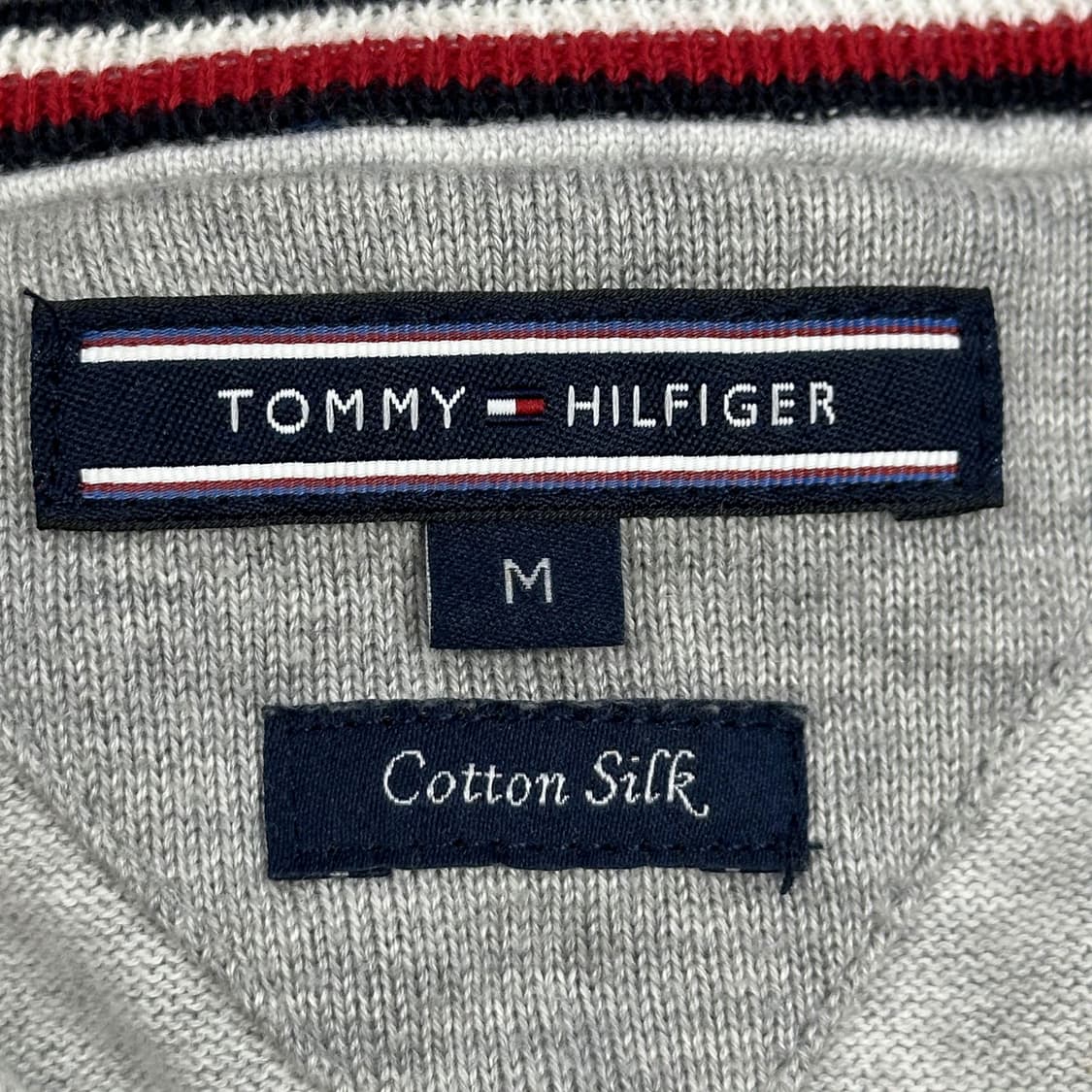 타미힐피거 플래그 그레이 니트집업 (M) 상품이미지5