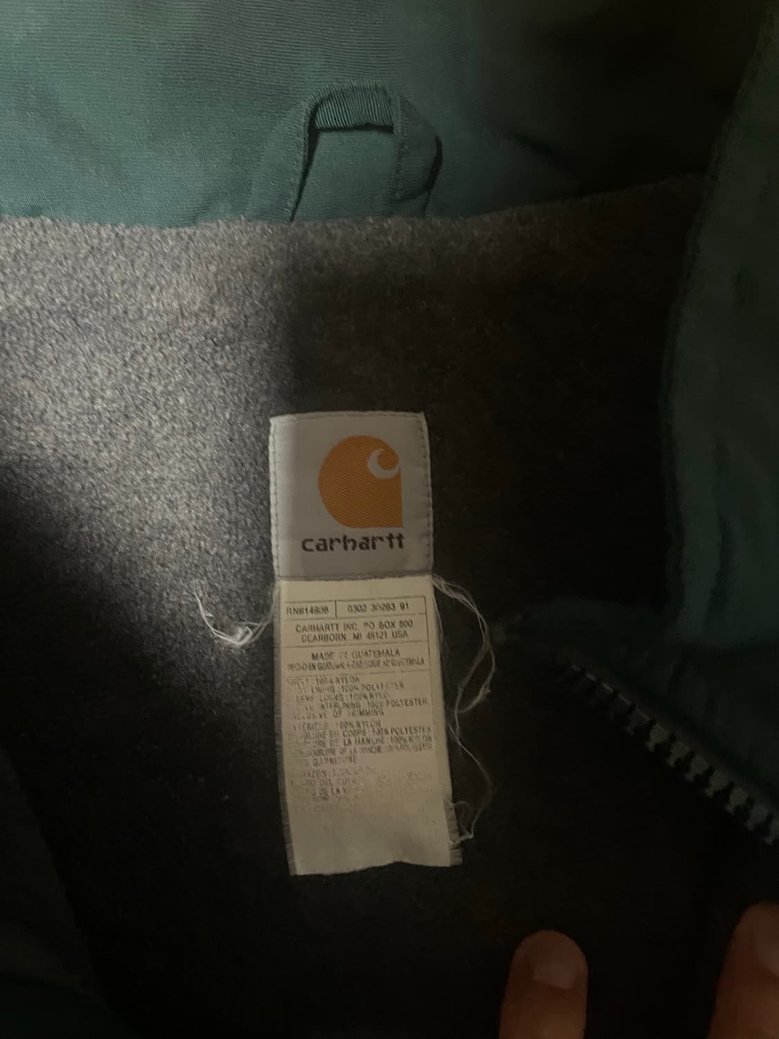 칼하트 플리스 자켓 J72 상품이미지4