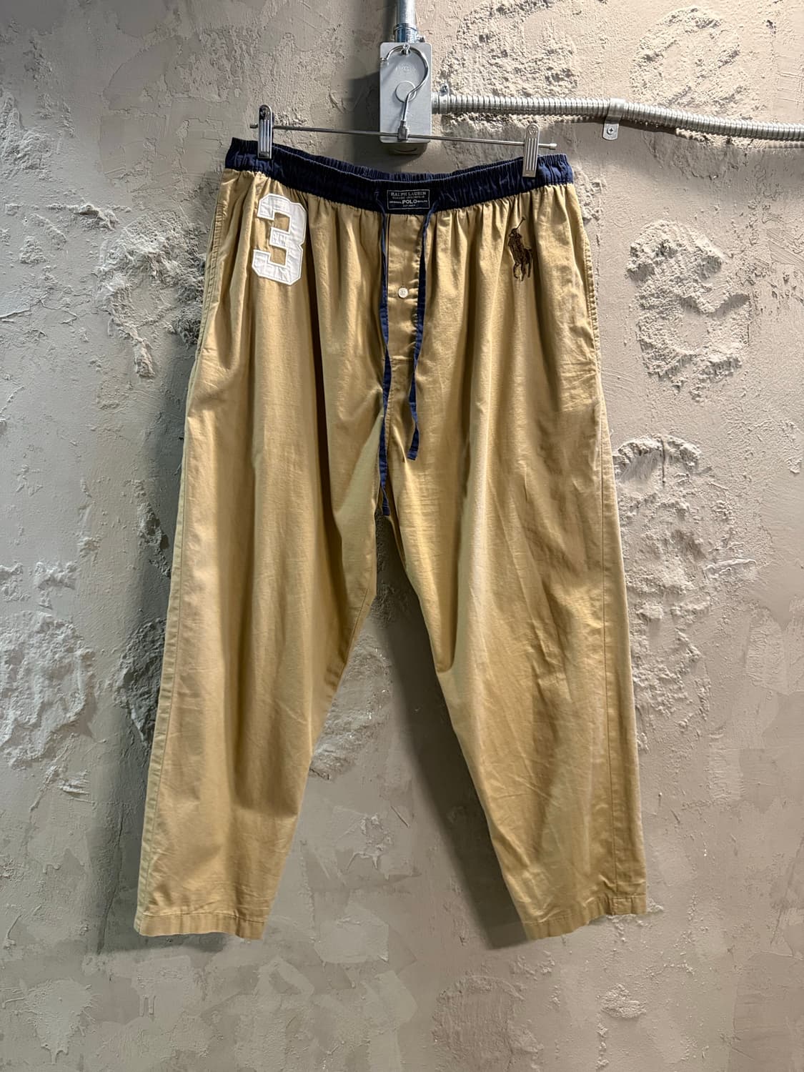 M 폴로 랄프로렌 POLO RALPH LAUREN 슬립웨어 팬츠 베이지 상품이미지1