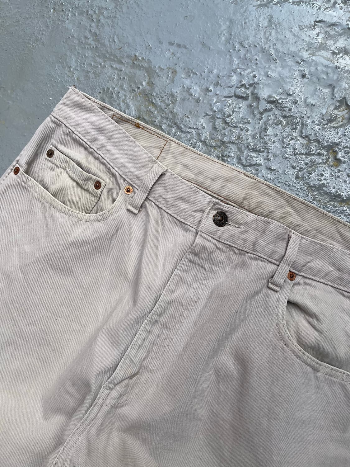 1990s Levis 616-02 Beige Jeans 상품이미지8