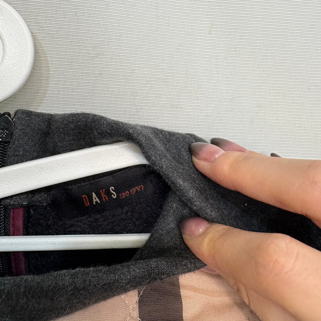 닥스 키즈 퀄팅 기모 원피스 130 상품이미지2