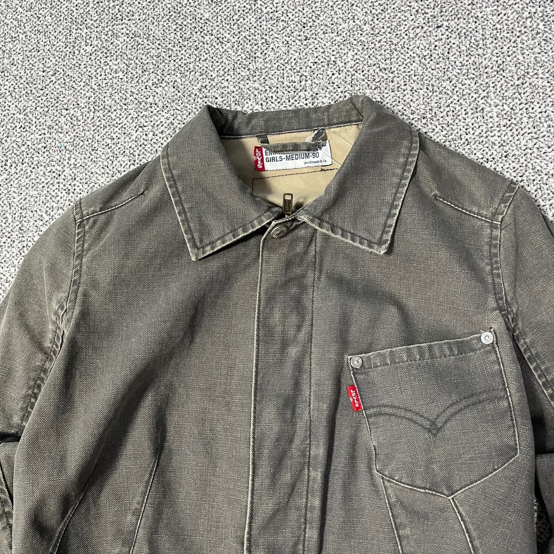 리바이스 엔지니어드진 크롭 데님 자켓 상품이미지2