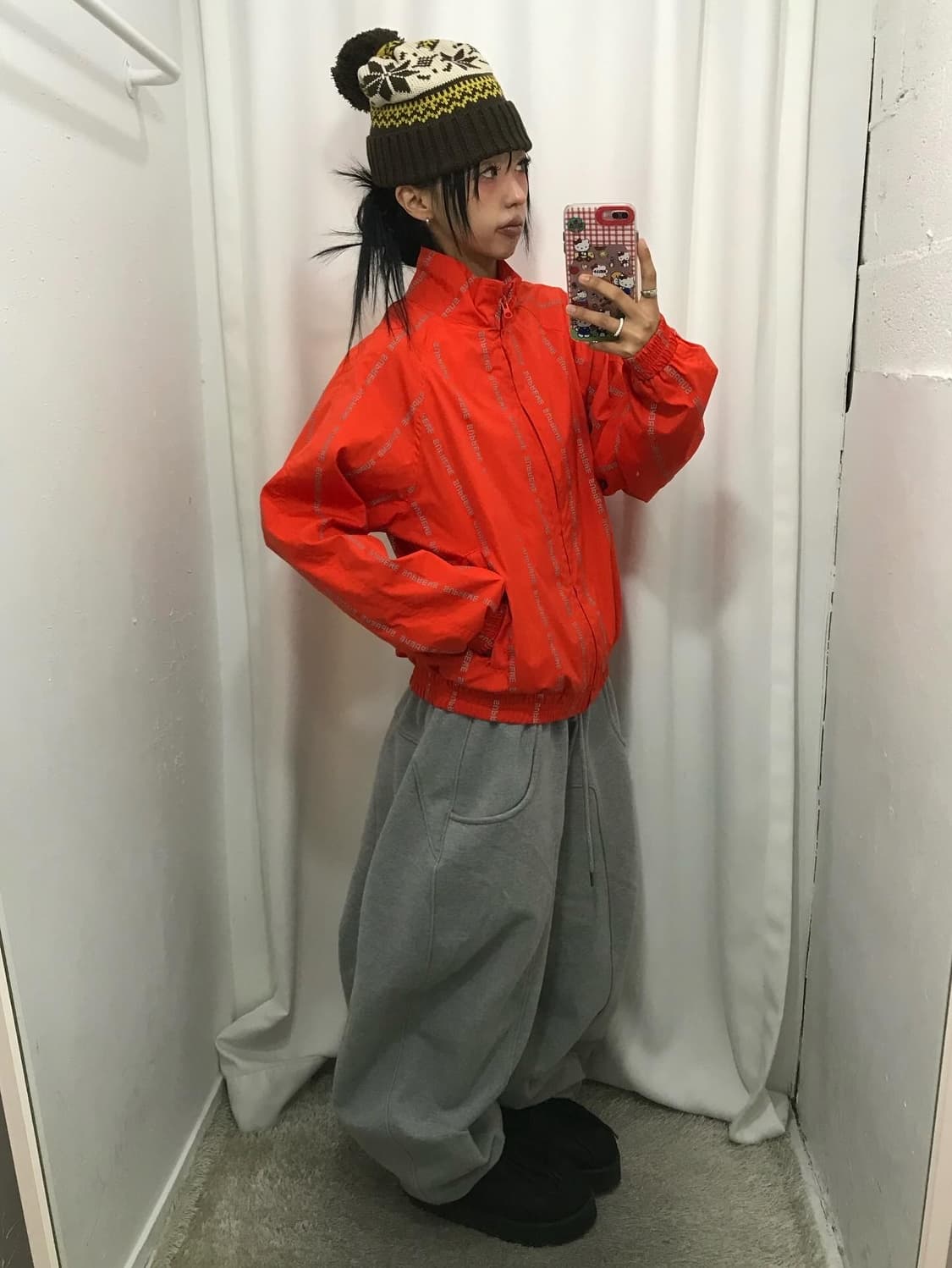 Supreme Reflective Text Track JK - 18Fw 상품이미지4