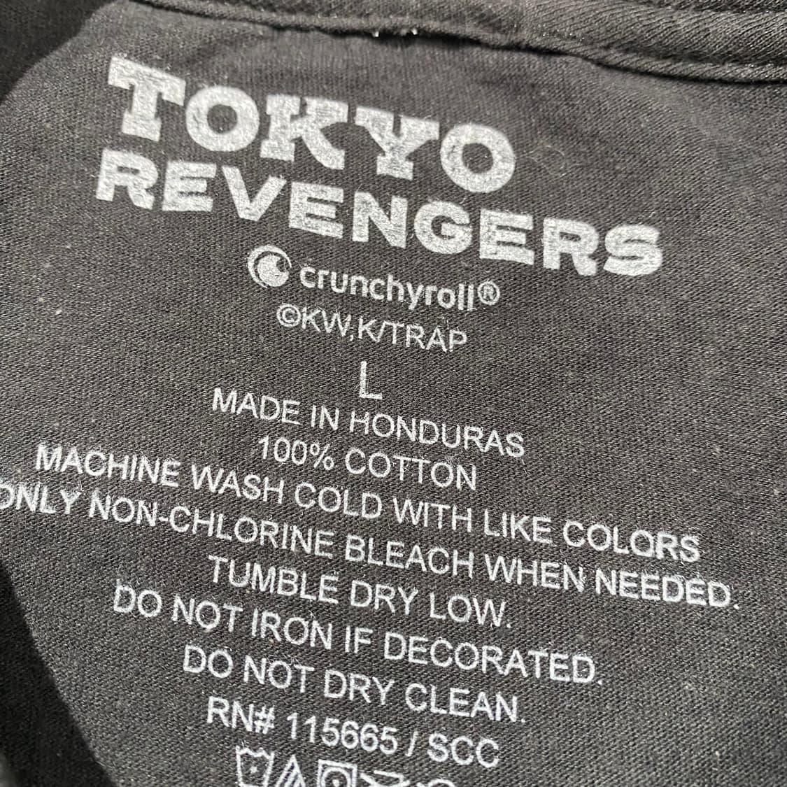 도쿄리벤저스 마이키 오피셜 애니메이션 티셔츠 상품이미지3