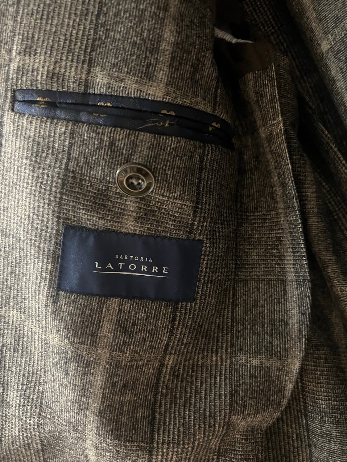 Sartoria Latorre 글렌체크 자켓 (라르디니 드레익스 볼리올리 상품이미지3