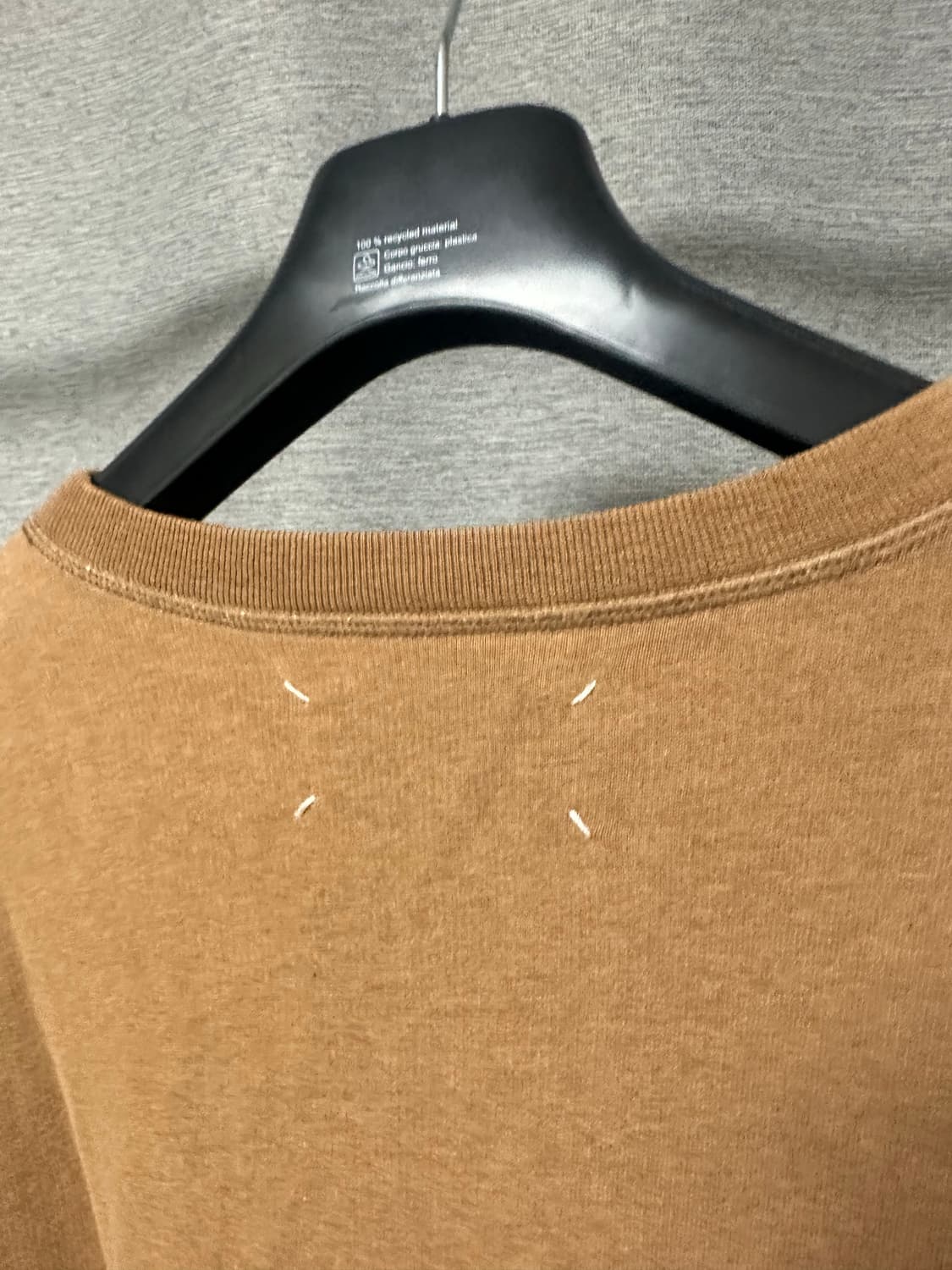 메종마르지엘라 엘보 패치 스티치 맨투맨 브라운 (52) 상품이미지4