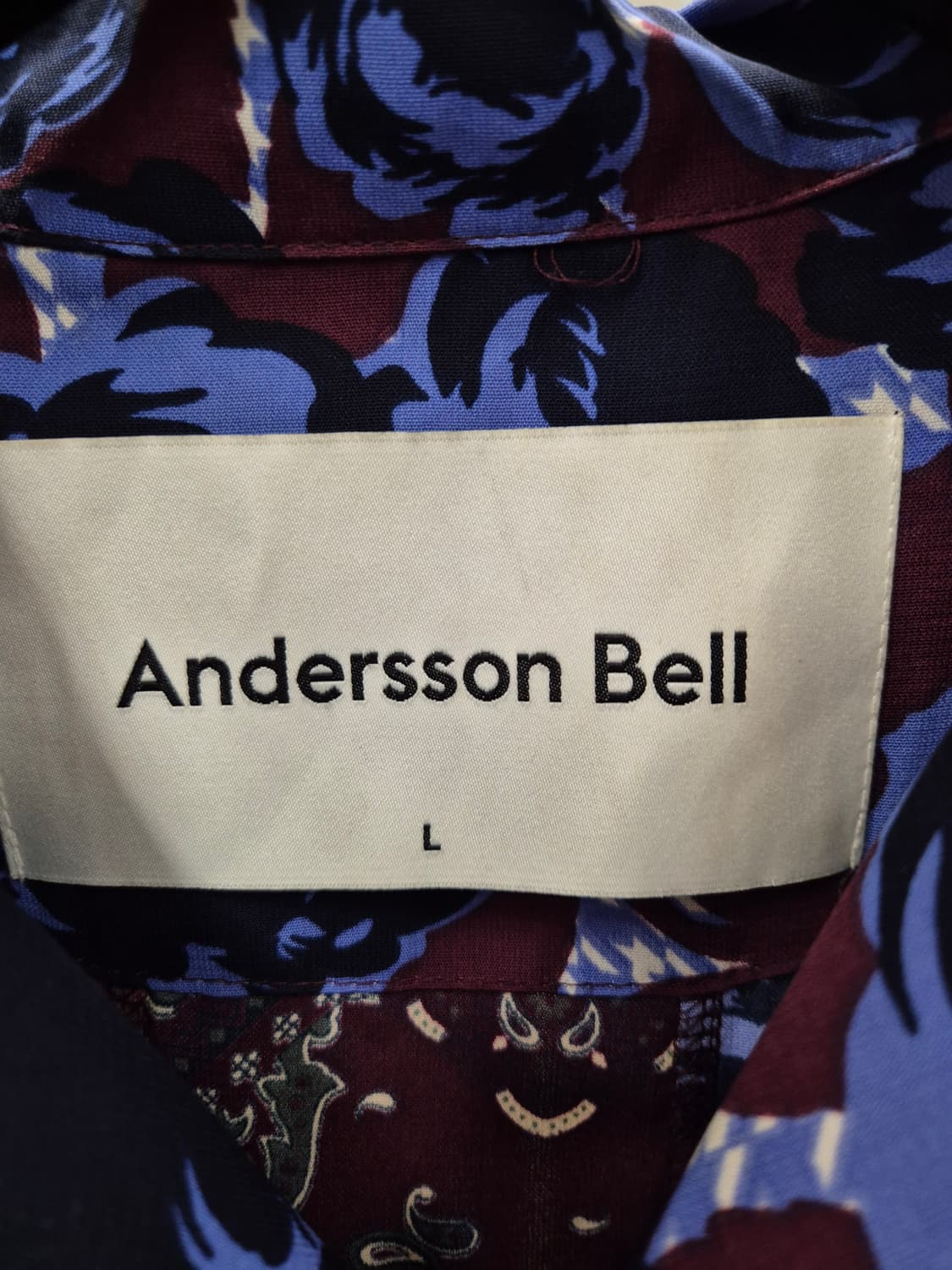 앤더슨벨 Fantasia 프린트 반팔 셔츠 L 상품이미지5