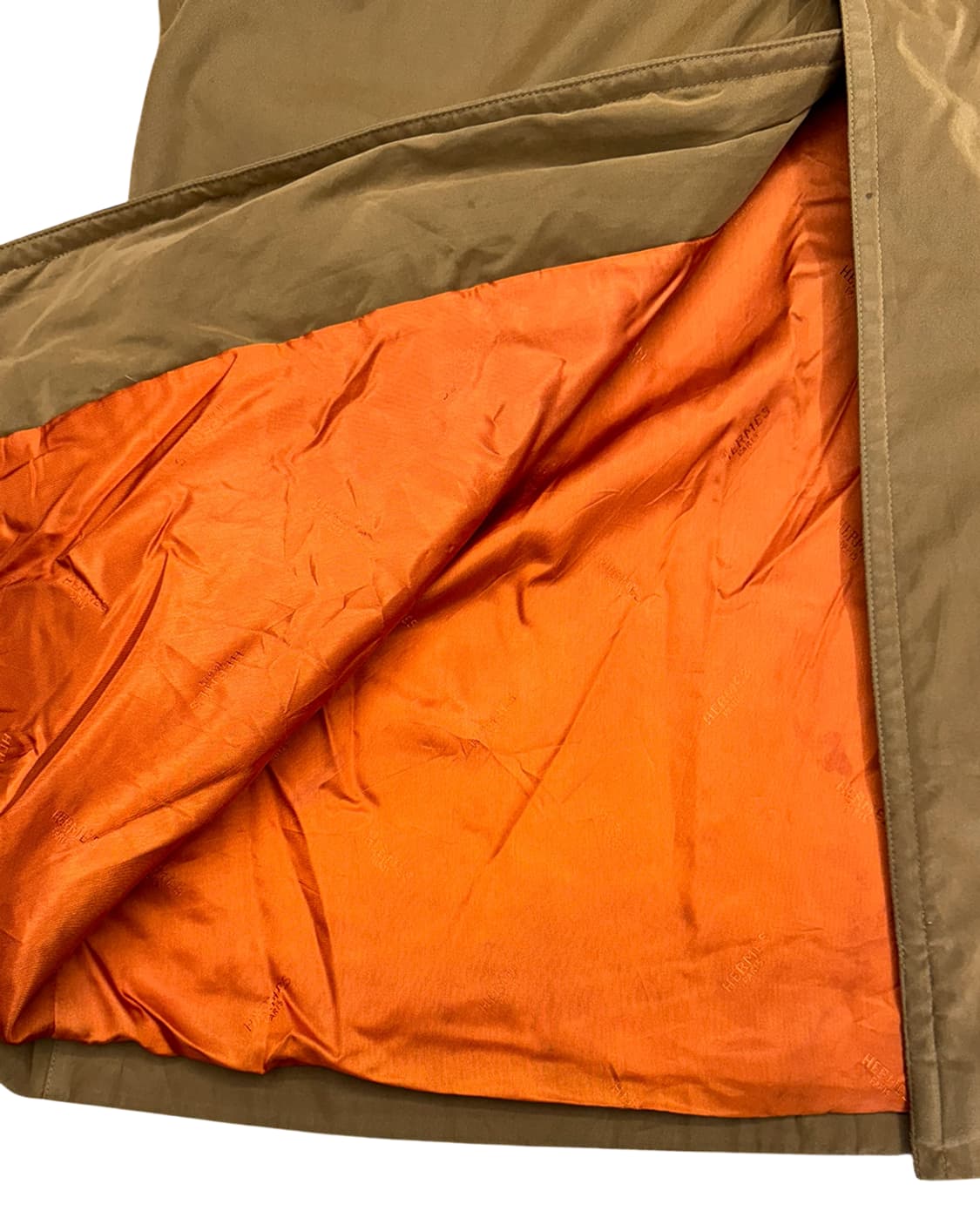 에르메스 80s 래글런 싱글 트렌치 코트 상품이미지6