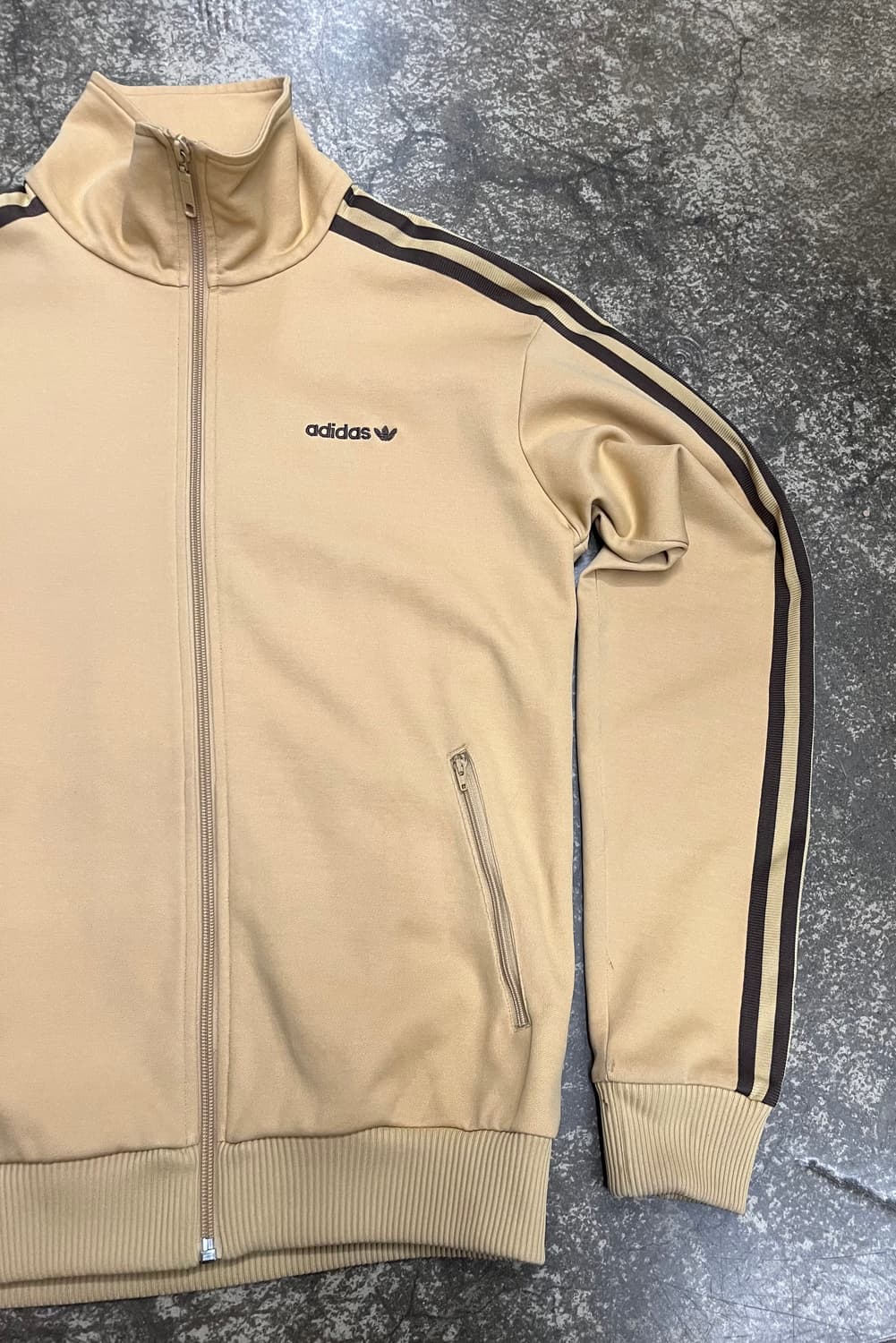 00s 아디다스 베컨바우어 베이지색 트랙탑 상품이미지4