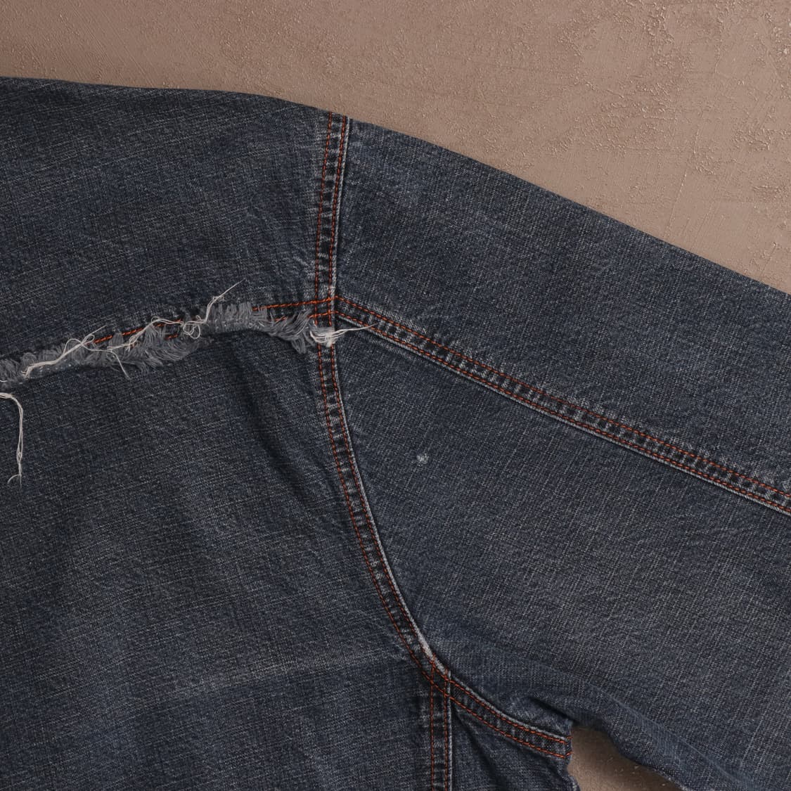 90's 올드스쿨 자수 데님 자켓 A1703 상품이미지6