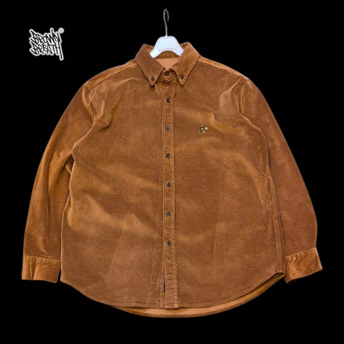 L 브라운브레스 브라운 코듀로이셔츠  상품이미지1