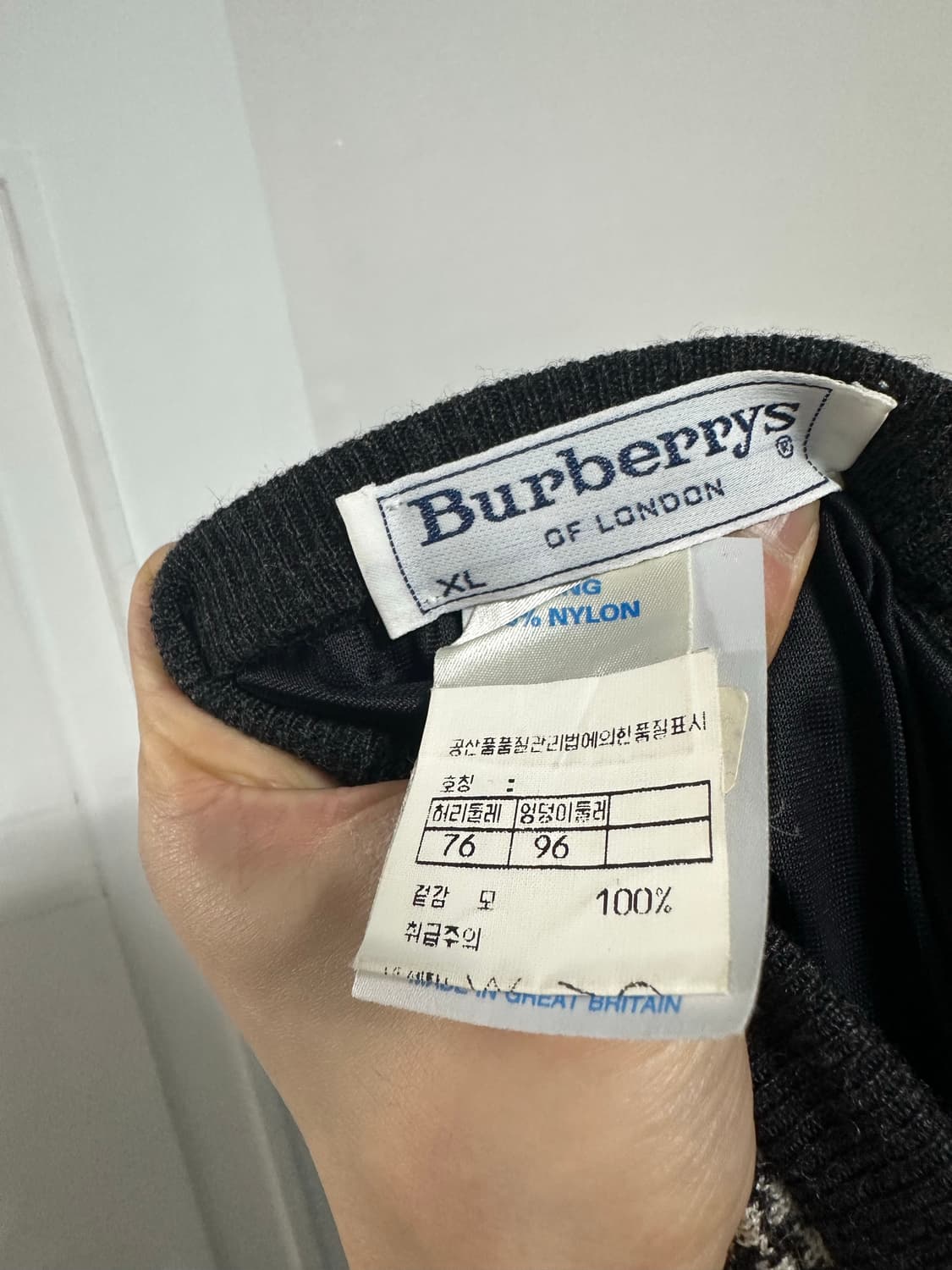 버버리 울 스커트 상품이미지3