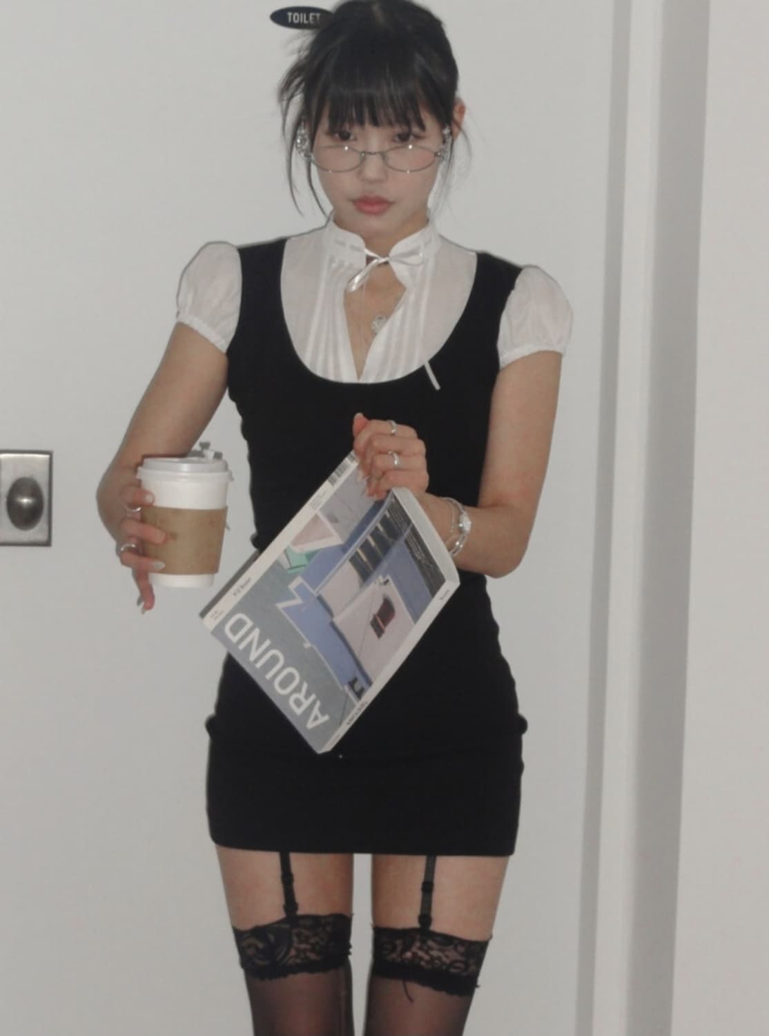새상품 엔젤넘버555 엔넘파 원피스 이터널 걸후드 드레스 상품이미지1
