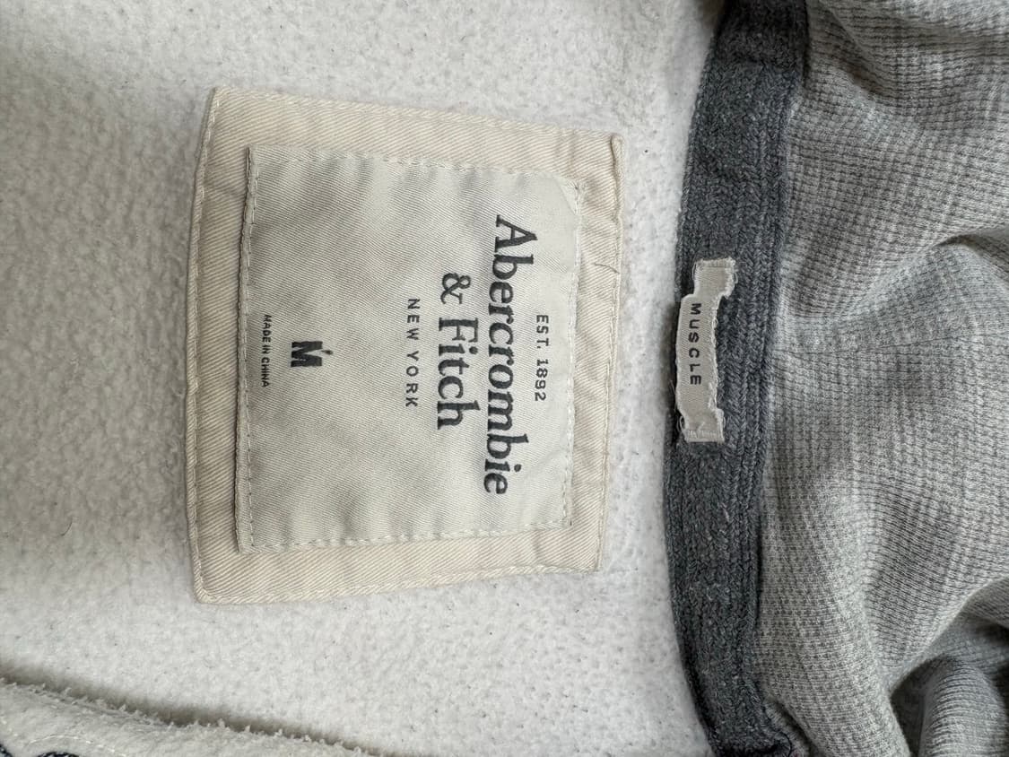 아베크롬비 후드집업 화이트 m 상품이미지2