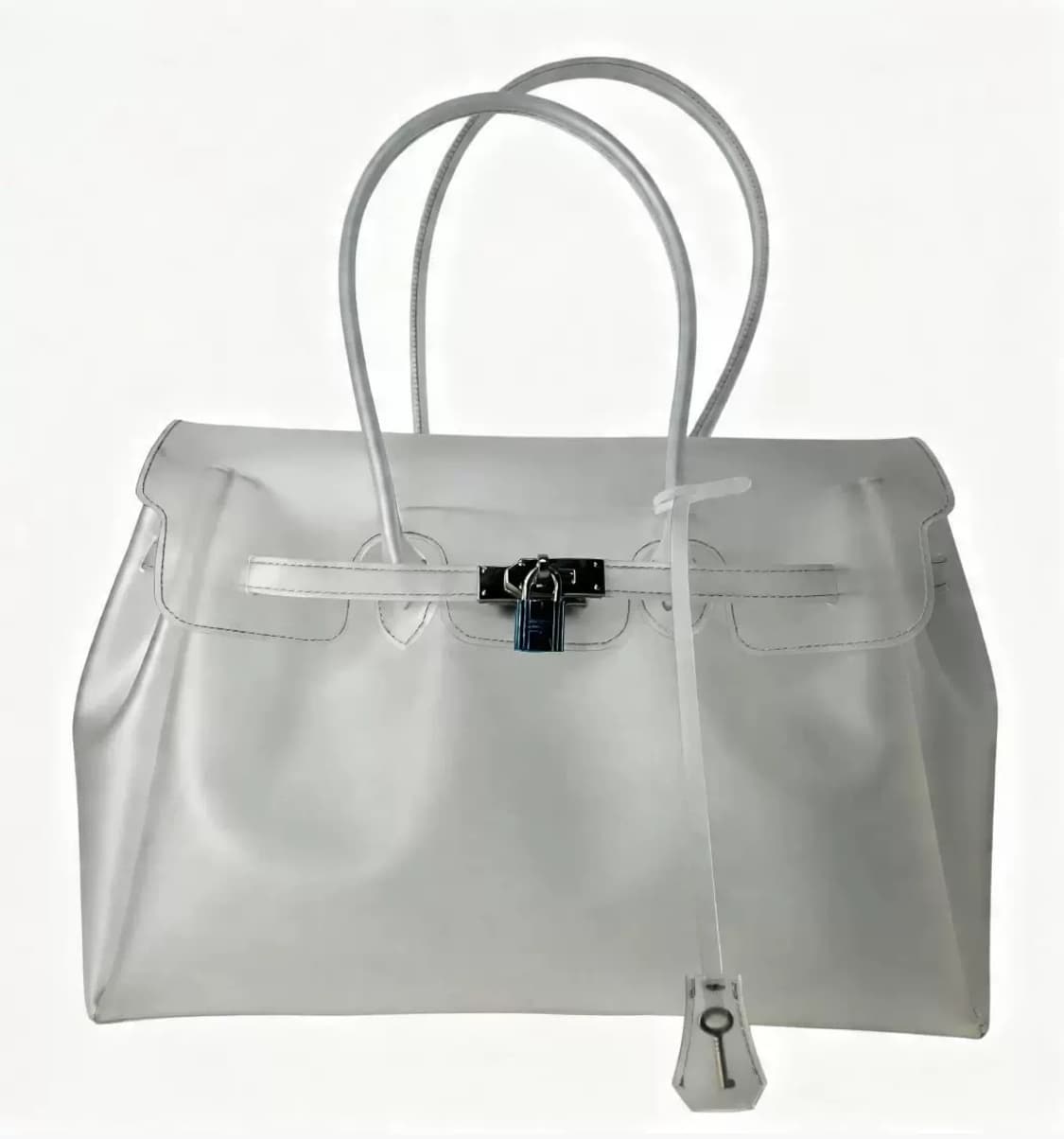 (고퀄) Kiikii 키키 젤리 버킨백 화이트 🪽 상품이미지1