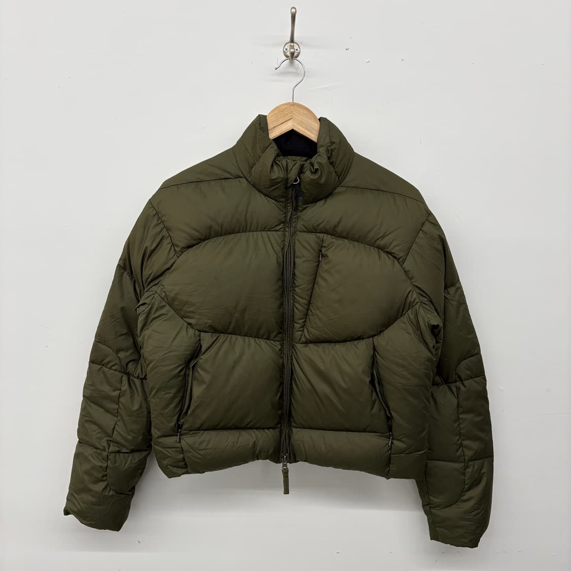 폴로 랄프로렌 숏패딩 점퍼 카키색 여m 상품이미지1