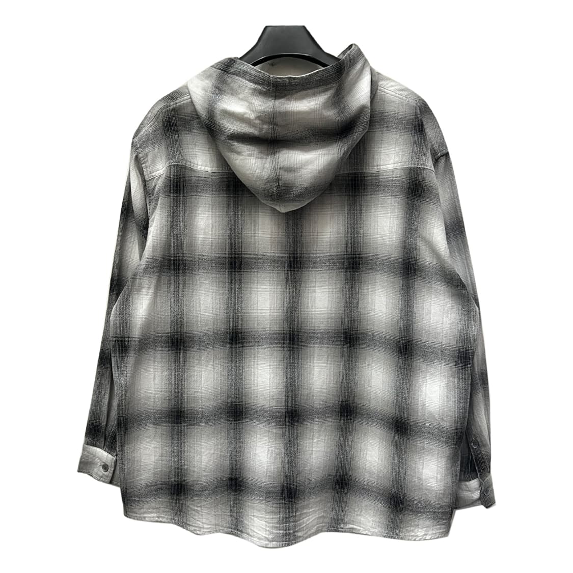 1993스튜디오 옴브레 체크 웨스턴 후드 셔츠 L 상품이미지2