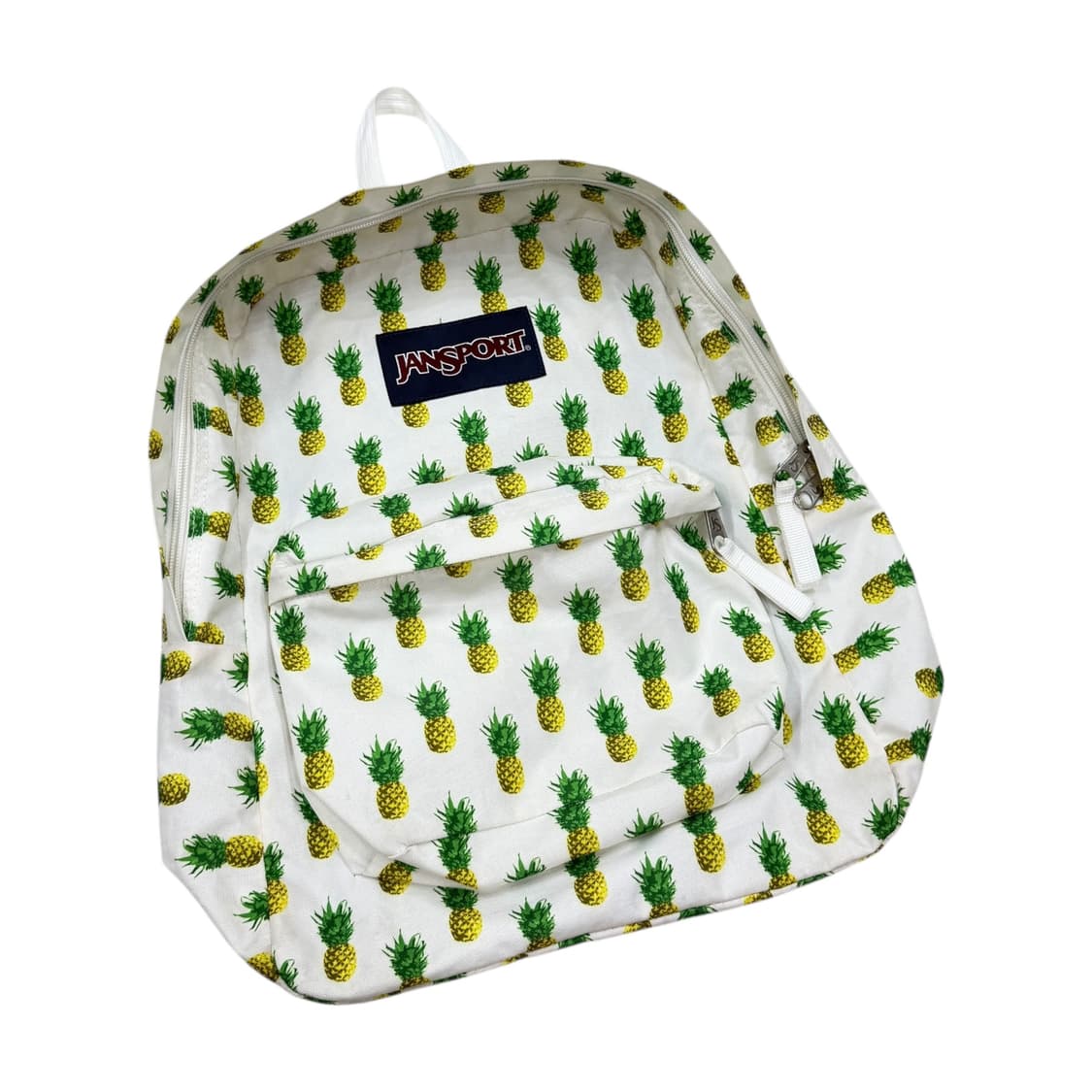 잔스포츠 빈티지 파인애플 패턴 슈퍼브레이크 백팩 가방 화이트 상품이미지2