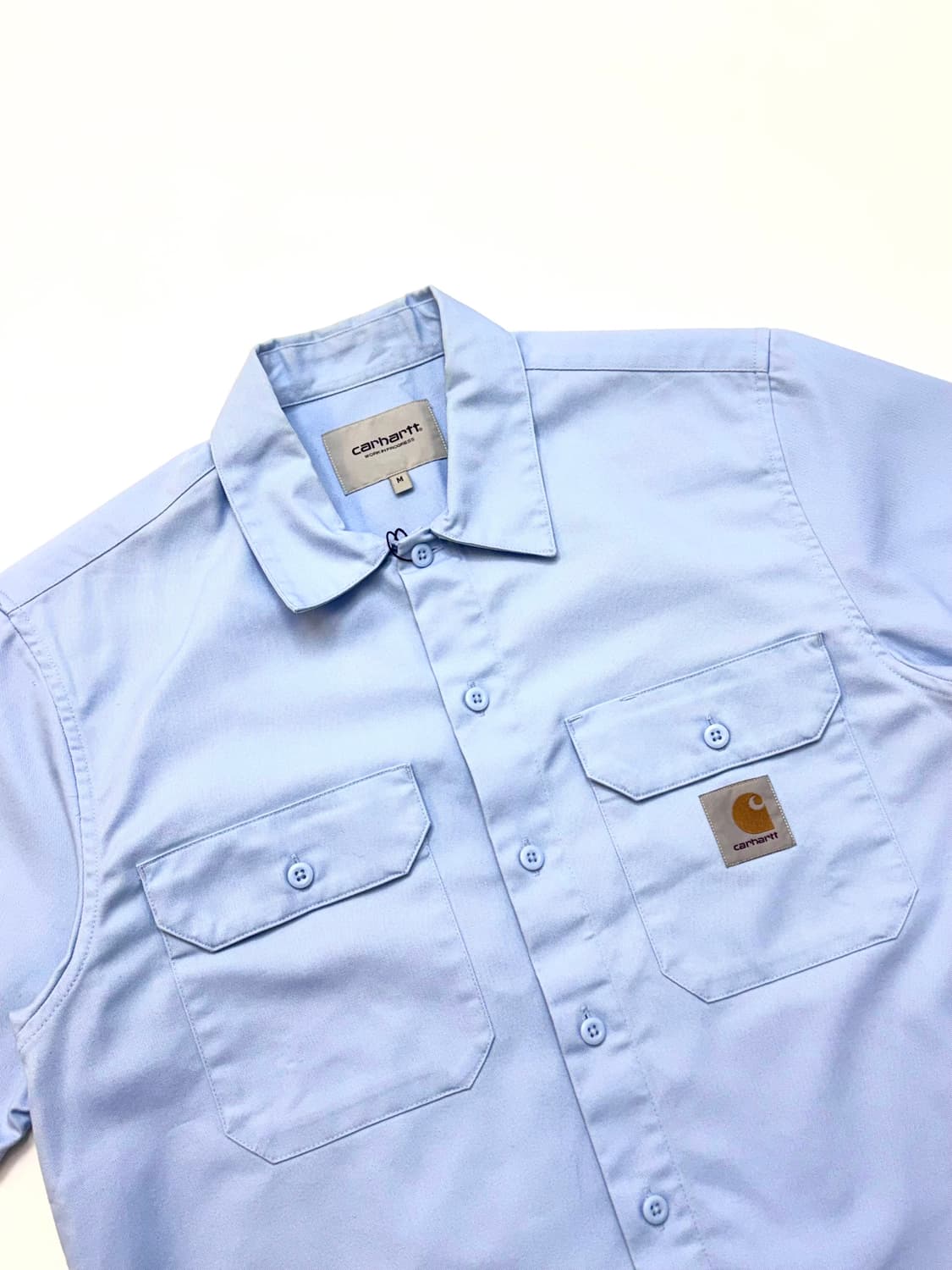 Carhartt WIP 칼하트 WIP 라이트블루 컬러 투포켓 워크 셔츠 상품이미지1
