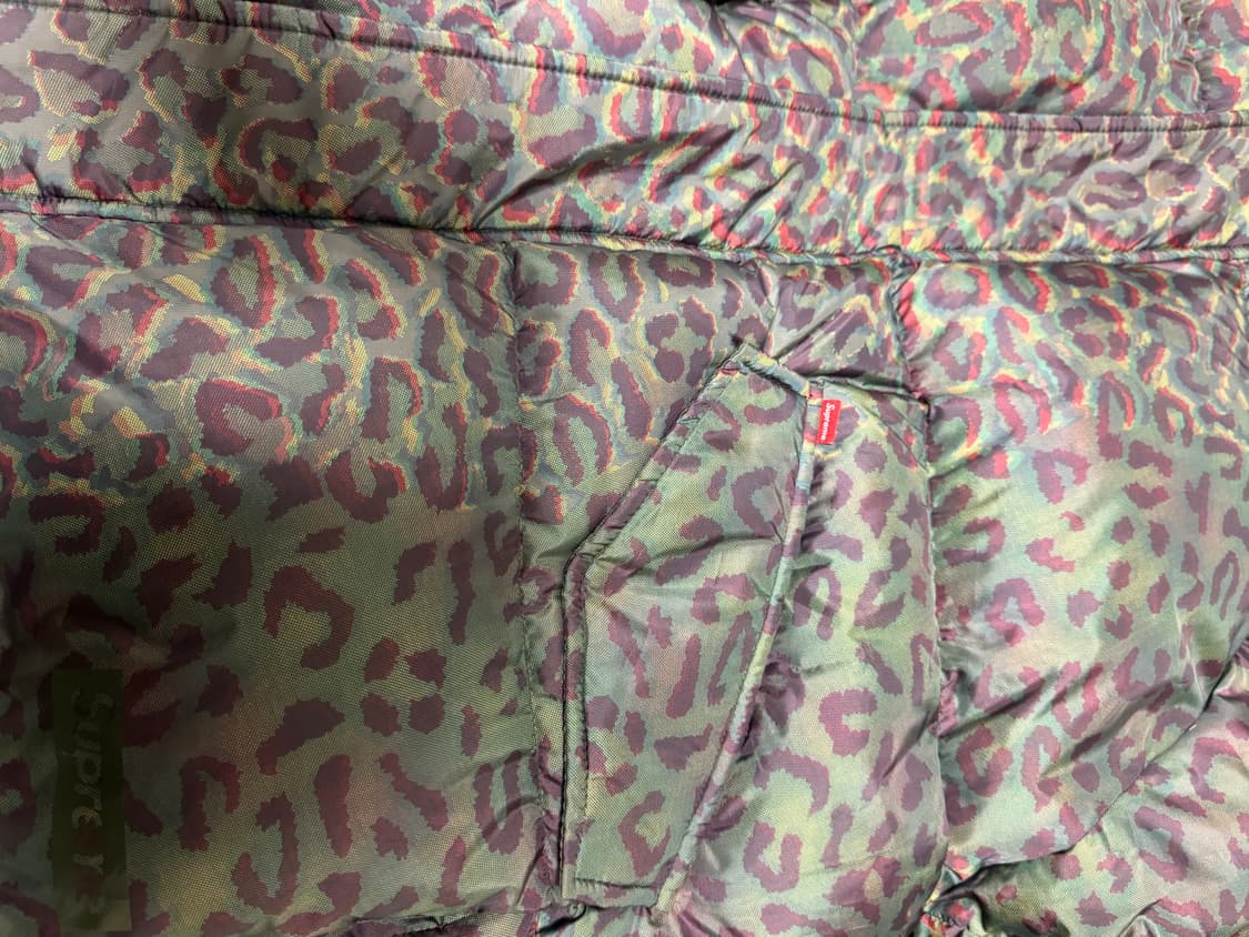 슈프림 supreme 700 필 레오파드 퍼퍼 자켓 다운 XL 상품이미지7