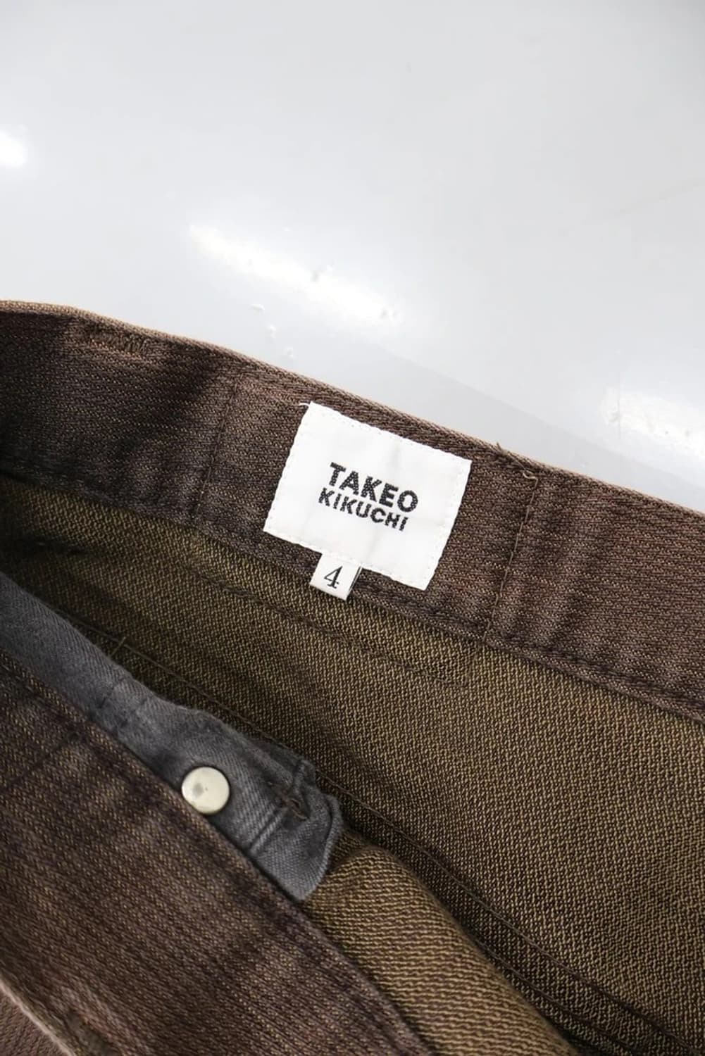 TAKEO KIKUCHI Brown Straight Pants 상품이미지7