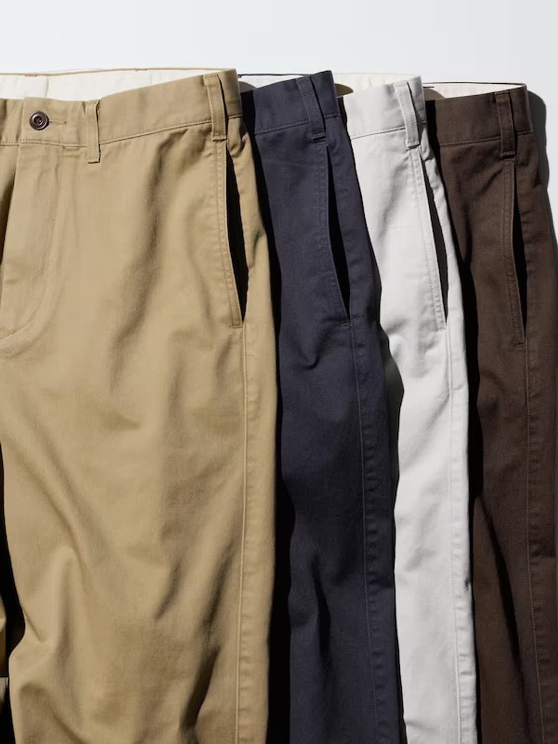 택포)유니클로 스트레이트 치노팬츠 릴랙스핏 38 Dark brown 상품이미지2