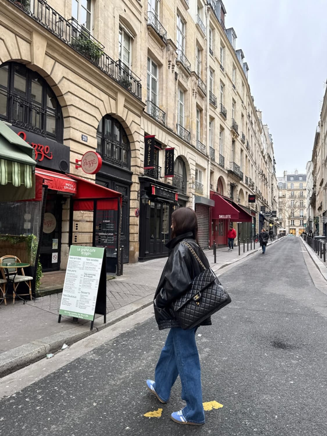 새상품 츄니토리 레더풀업자켓 숏 블랙 상품이미지3