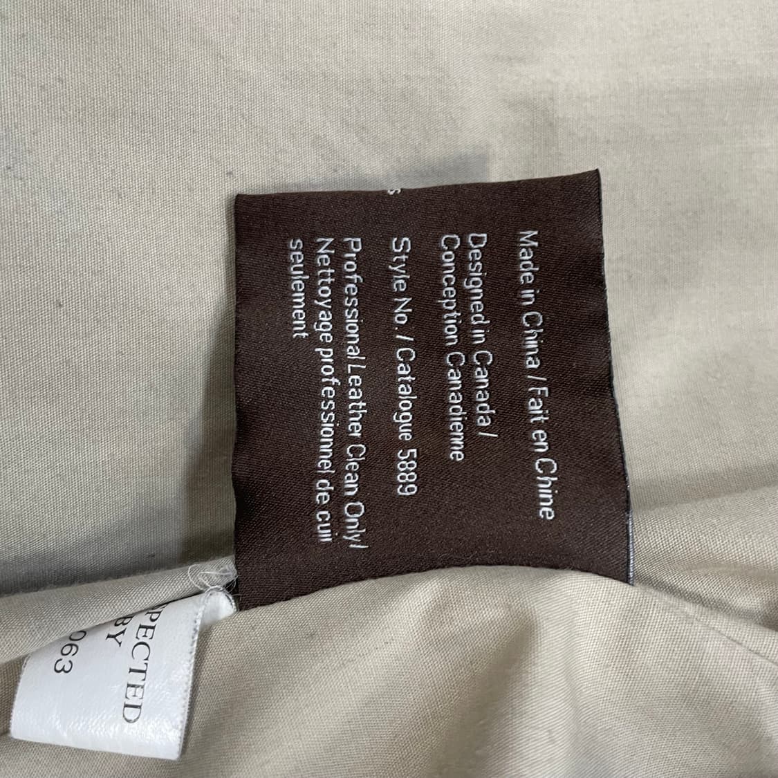 Danier 우먼스 빈티지 워싱 가죽 자켓 상품이미지5