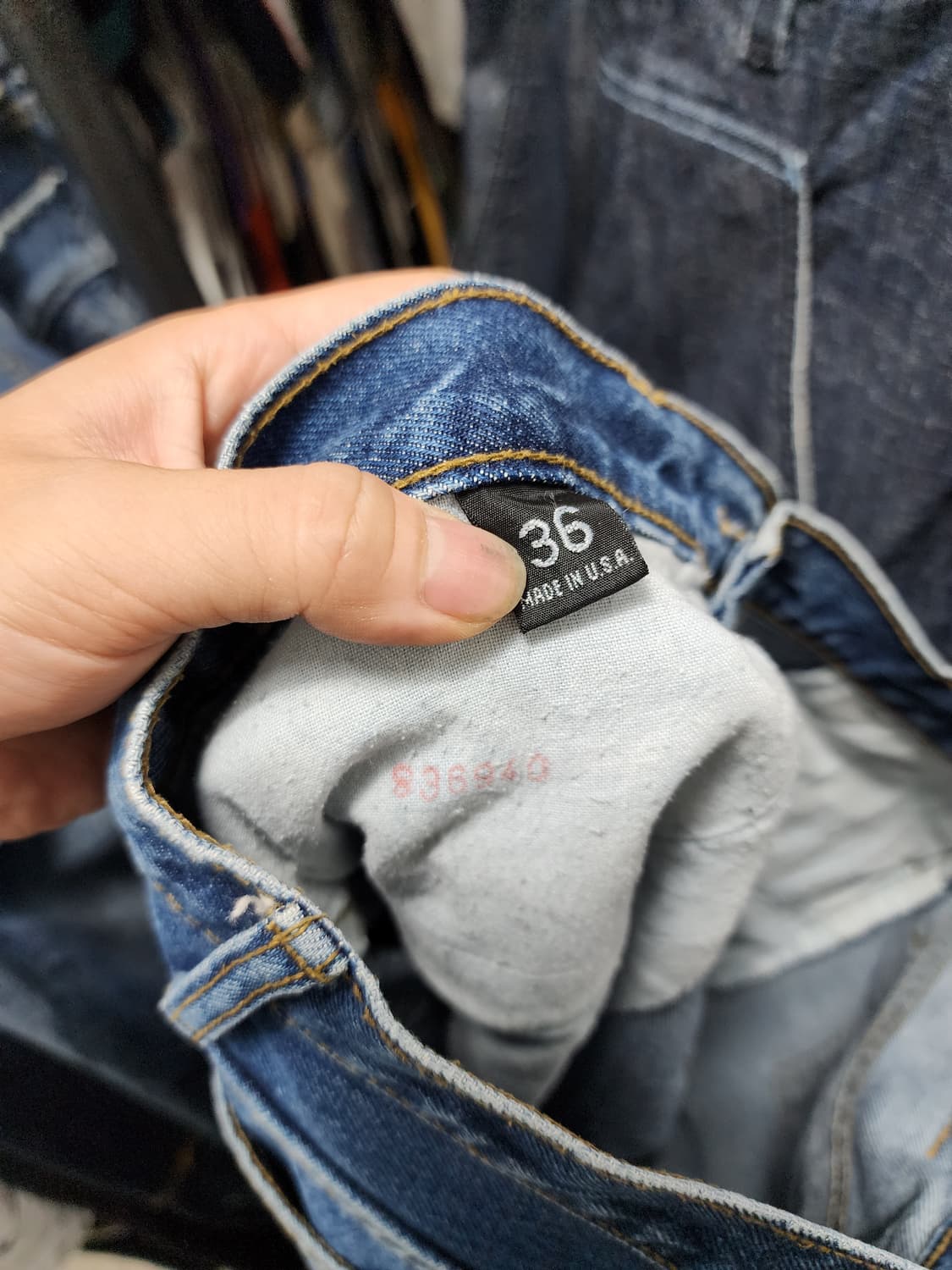 캘빈클라인 USA 90s 빈티지 데님  상품이미지6
