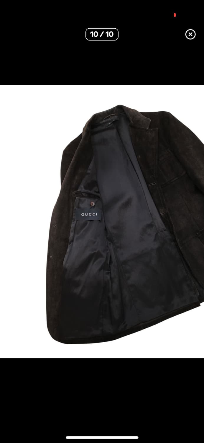 구찌 톰포드 시절 04ss 레더 블레이저 상품이미지9