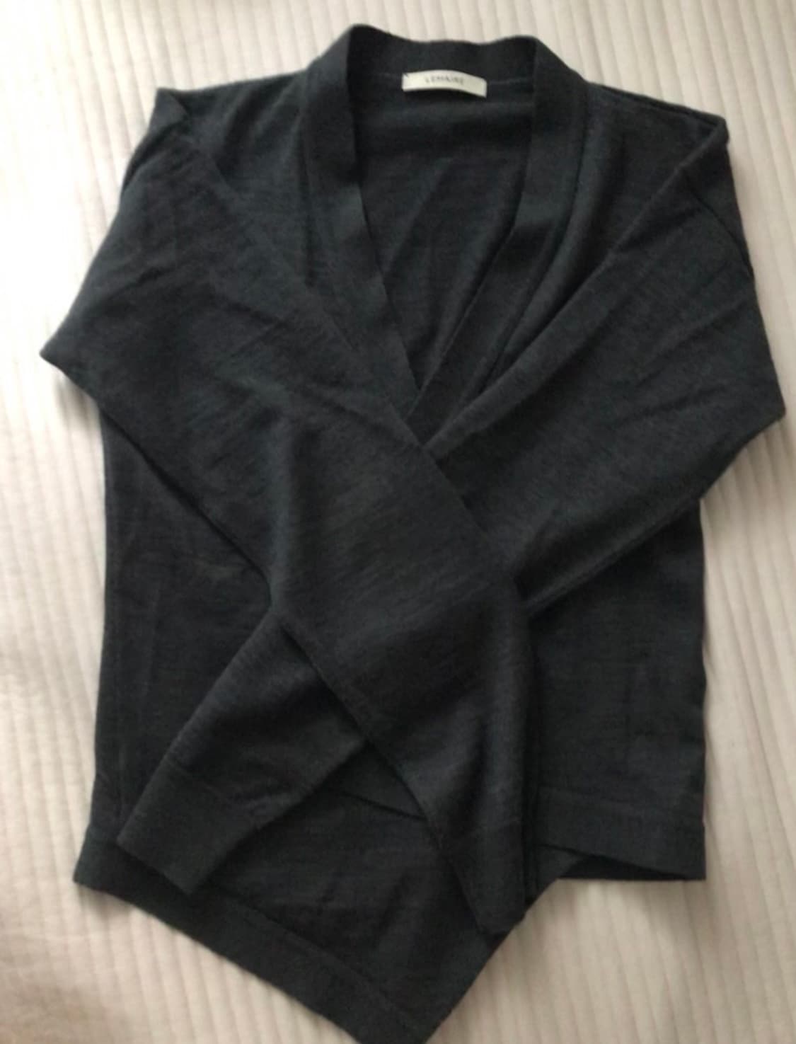 르메르 랩가디건 차콜 스몰 상품이미지4