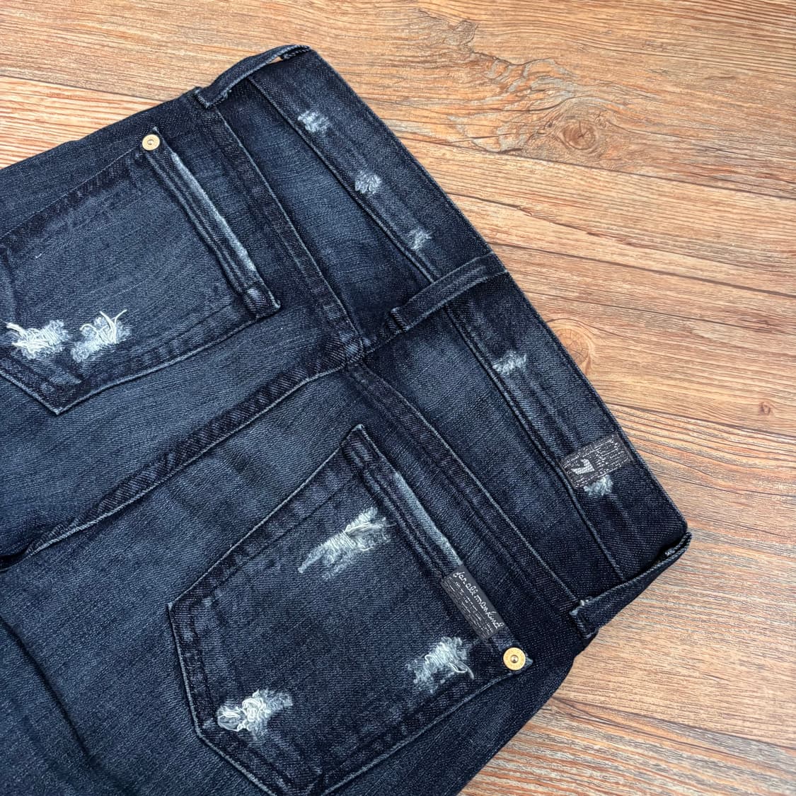 세븐진 25 슬림 시가렛 미국 수입 정품 스판 데님 빈티지  상품이미지5