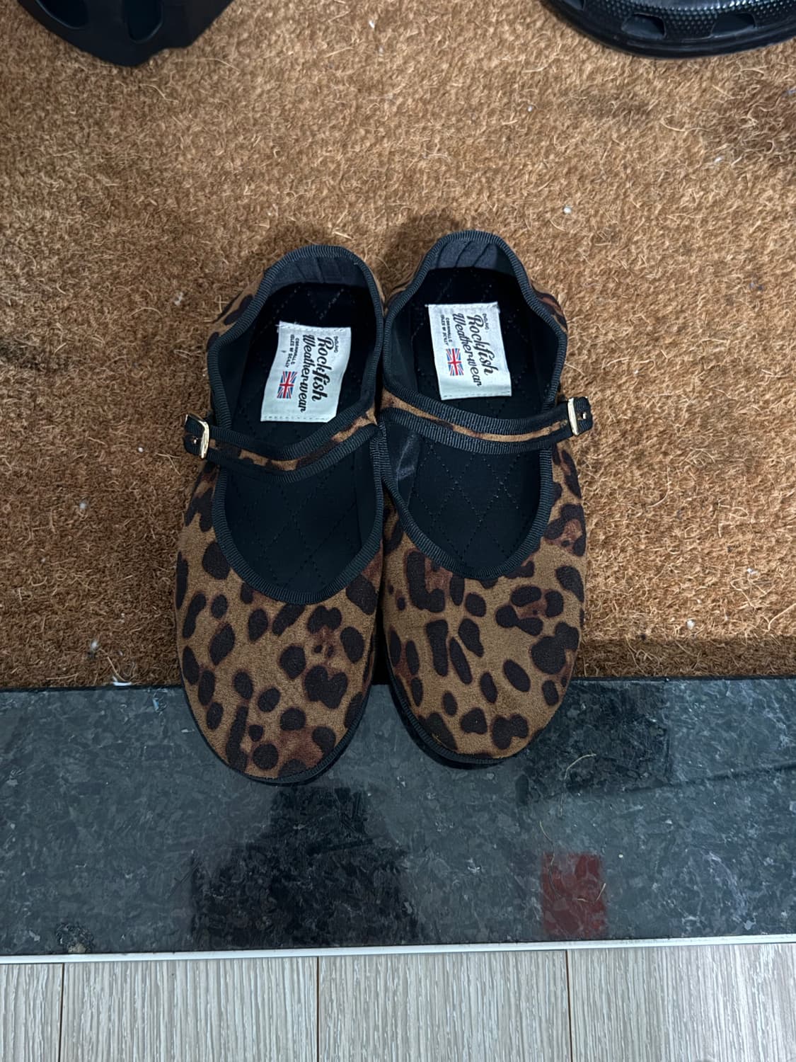 락피쉬웨더웨어 다야 메리제인 플랫 레오파드 uk3.5 상품이미지1