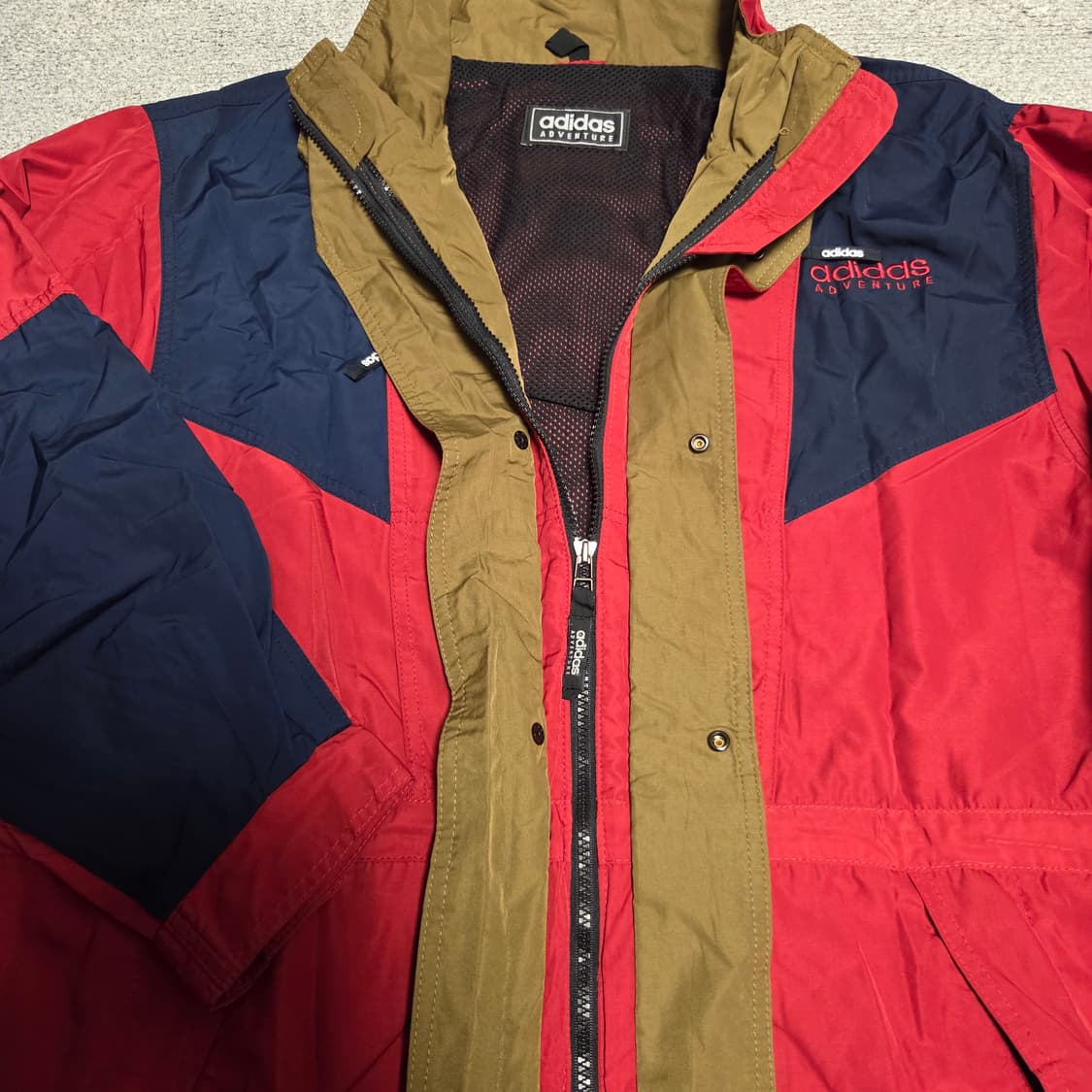 일본제 90-00s Adidas 바람막이 자켓 XL(105) 상품이미지5