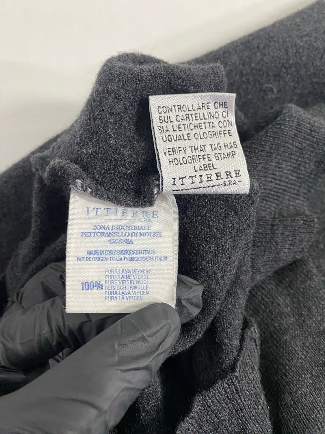 베르수스 베르사체 Versace 울 반집업 니트 <584> 상품이미지4