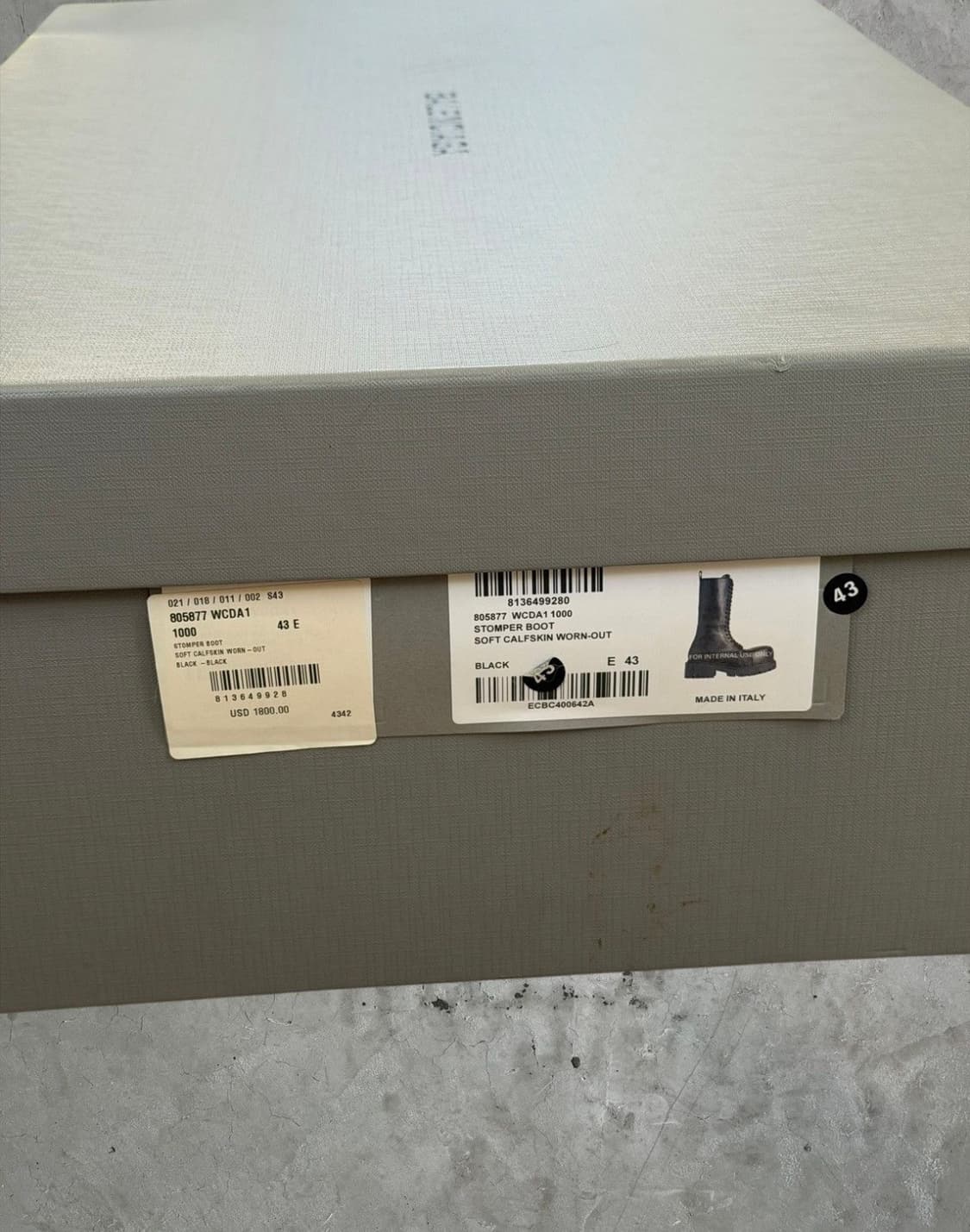 (43)발렌시아가 스톰퍼 하이 런웨이 부츠 상품이미지10