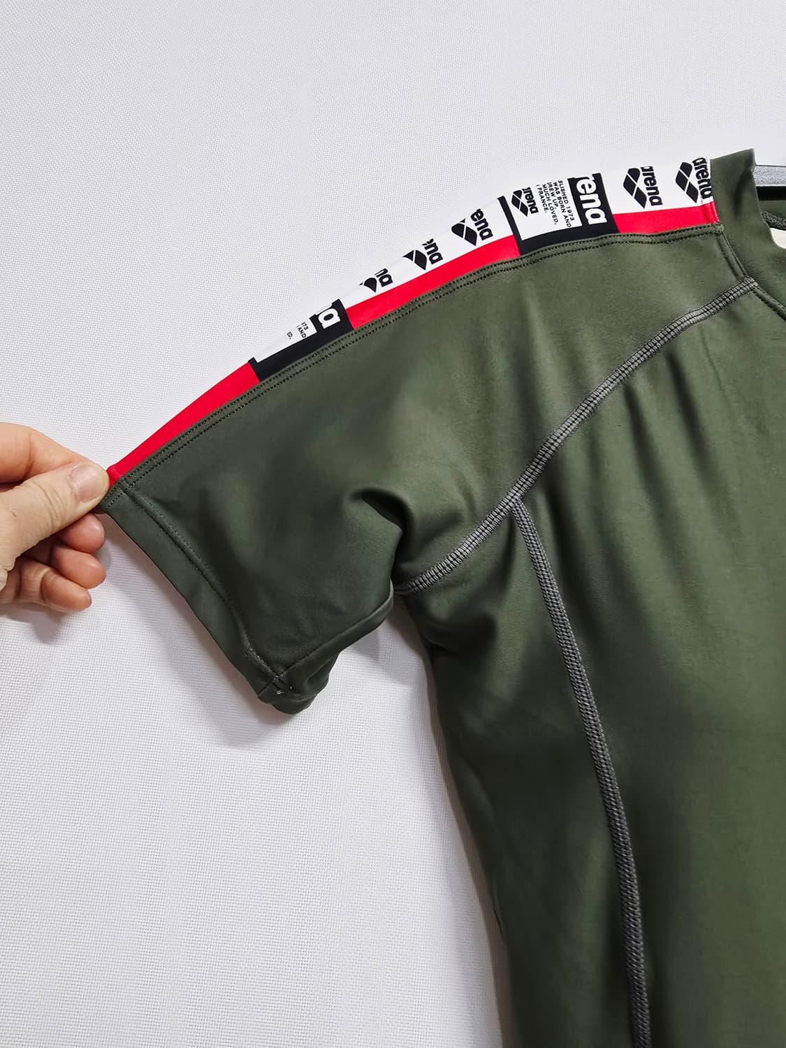 아레나 반신 수영복 올리브색 여성 상품이미지3