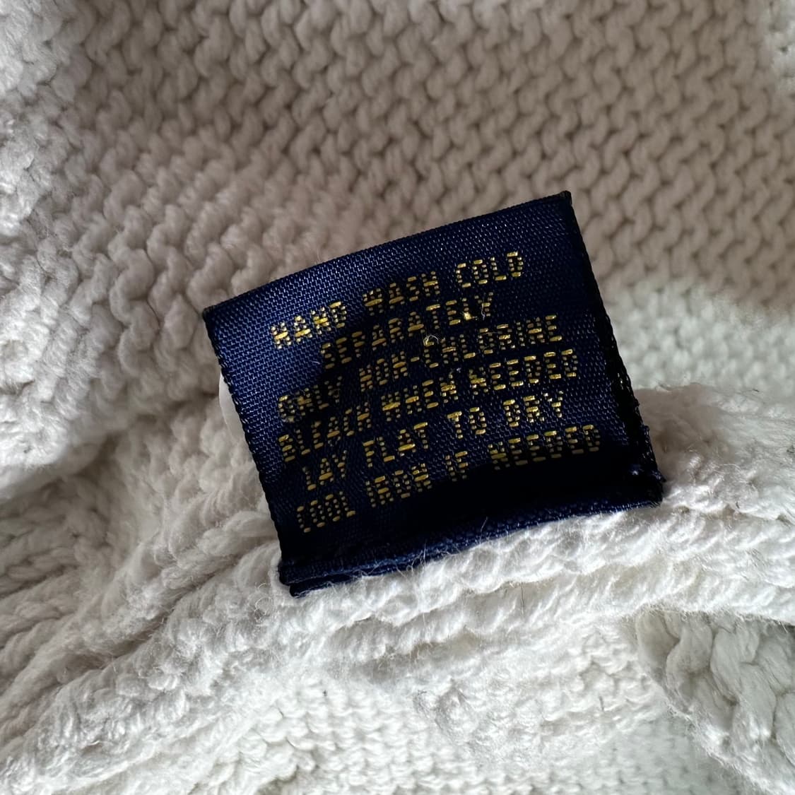 폴로 랄프로렌 코튼 화이트 성조기 니트 상품이미지7